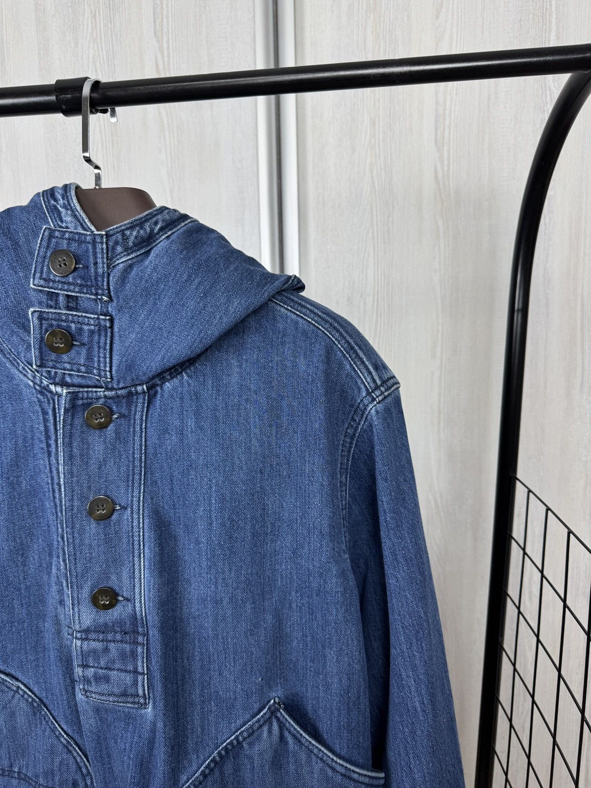 Marc by Marc Jacobs MARC BY MARC JACOBS 4-Pocket Denim Hooded Jacket 40s US Navy Size US M / EU 48-50 / 2 - 5 Thumbnail