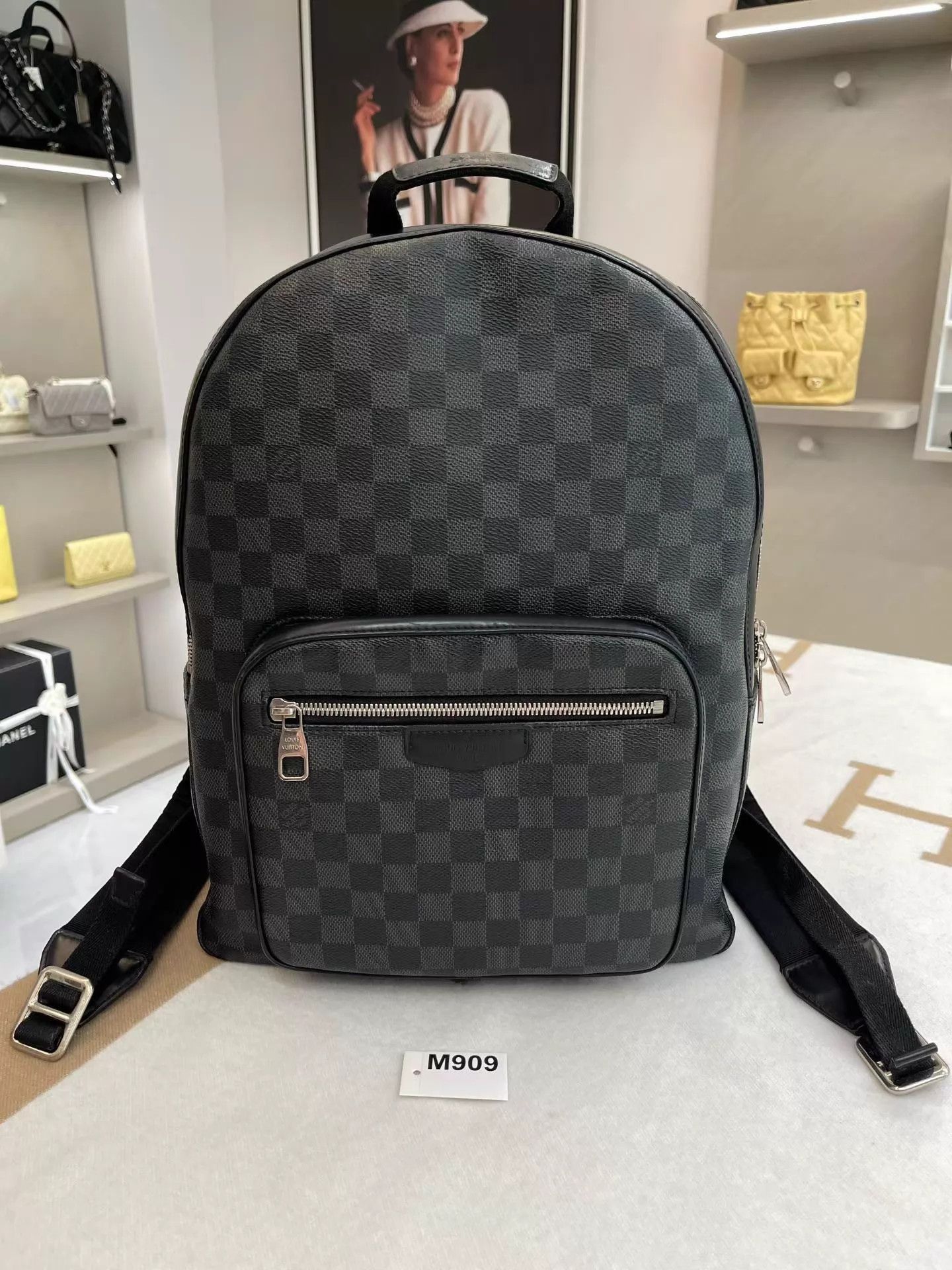 Louis Vuitton LV Josh Black Damier Backpack Like New 30*38*12 Size ONE SIZE - 1 Thumbnail