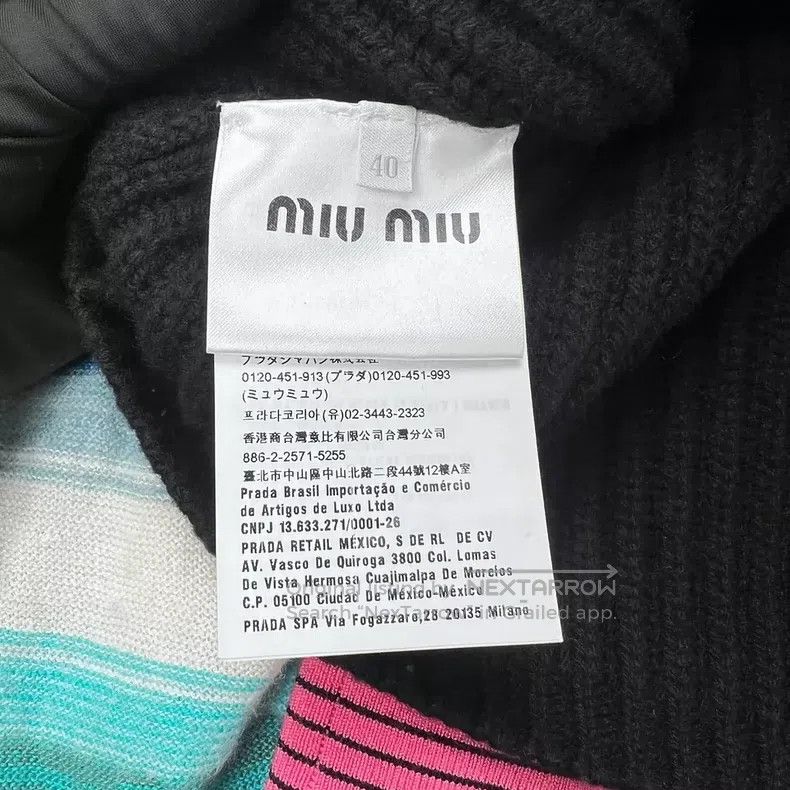 Miu Miu Miu Miu 40 Black sweater cardigan Size M / US 6-8 / IT 42-44 - 4 Thumbnail