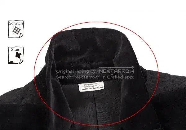 Comme des Garcons Comme Des Garcons Black Vintage Velvet Patchwork Top Size S / US 4 / IT 40 - 6 Thumbnail