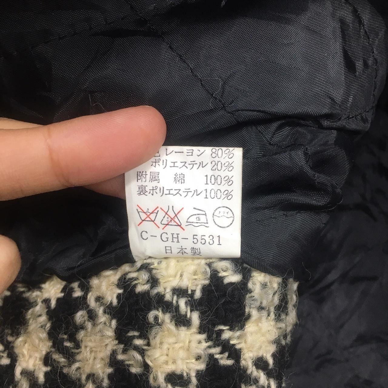 Japanese Brand Vtg 80’ JAPANESE DESIGNER PATCHWORK Heavy Coat Jacket Size M / US 6-8 / IT 42-44 - 4 Thumbnail