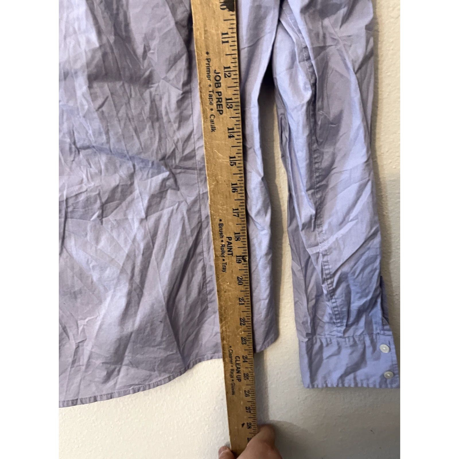 Calvin Klein VINTAGE Calvin Klein Women's Blouse Shirt Long Sleeve Button Solid Casual Formal Workwear Size Small Purple Size S / US 4 / IT 40 - 4 Thumbnail