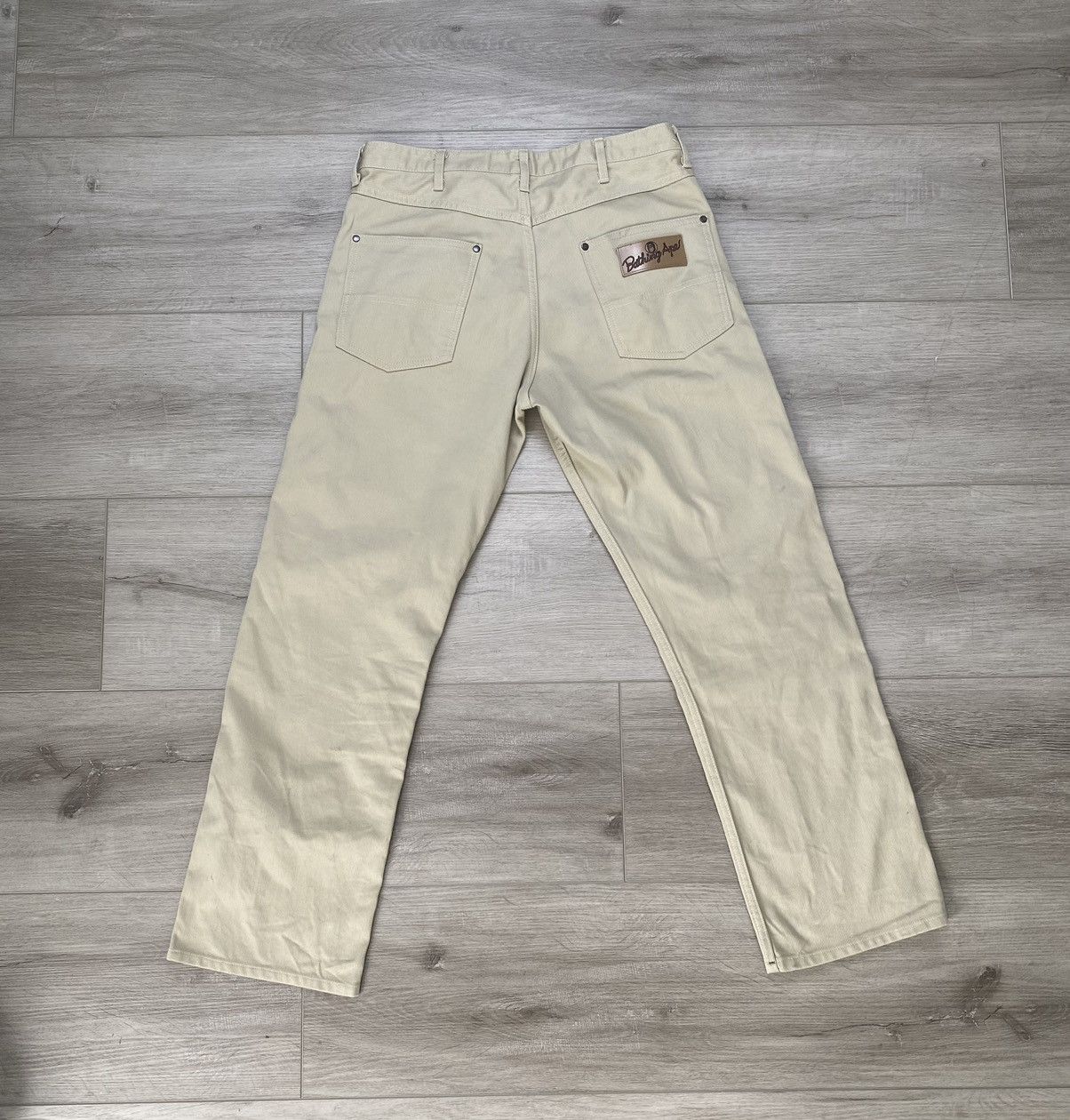 image of Bape Corduroy Pants in Beige, Men's (Size 33)