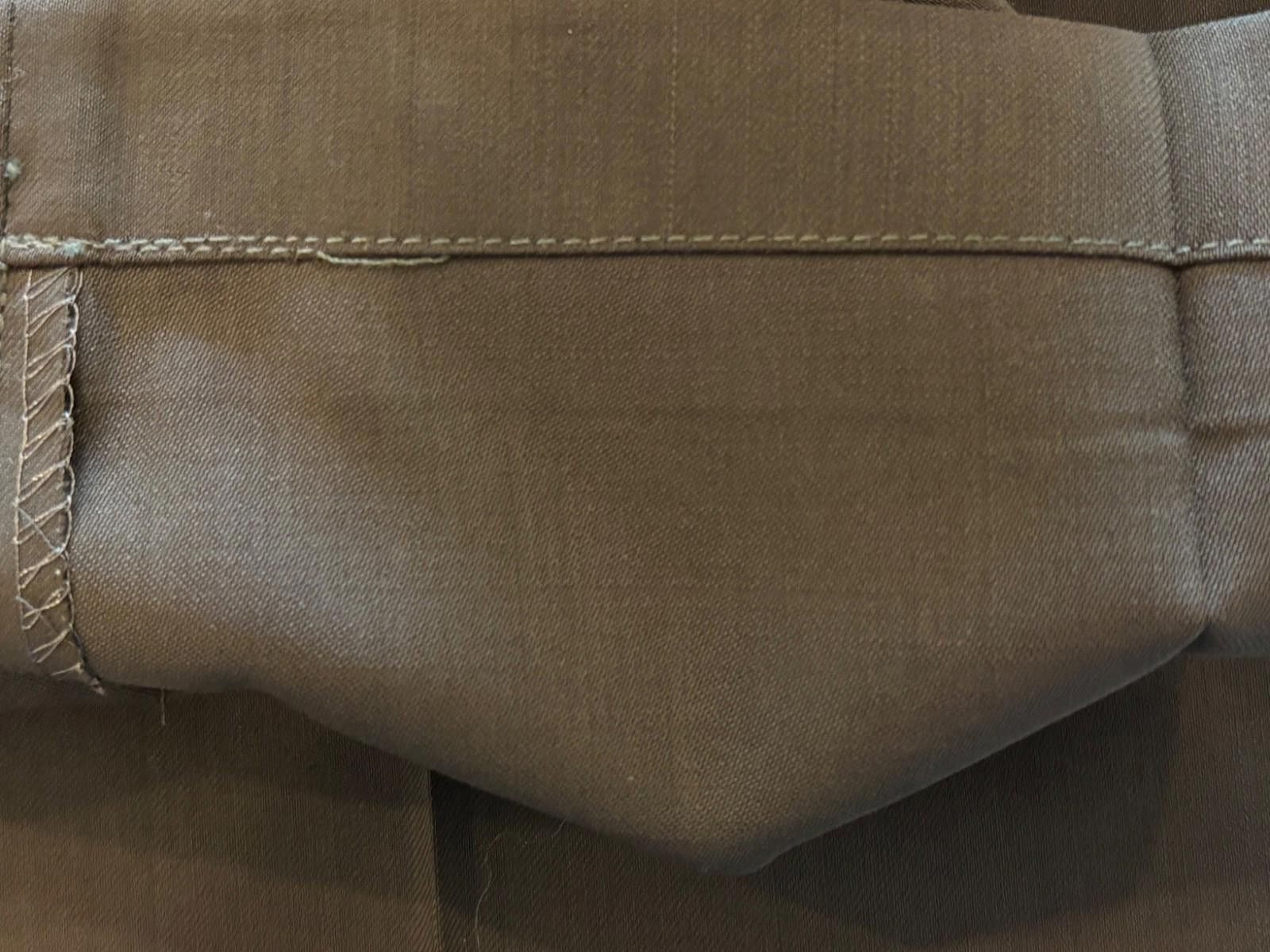 Zanella Zanella "Jesse" Trousers 36 Brown Wool Pleated Made in Italy Size US 36 / EU 52 - 6 Thumbnail