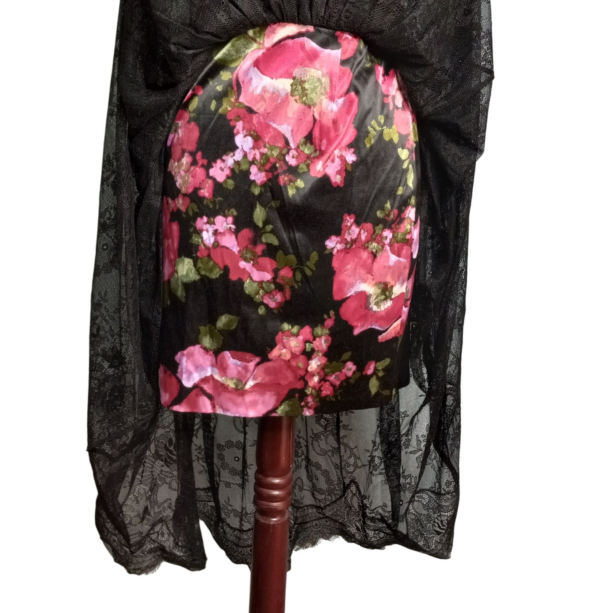 Marchesa Pearl By Georgina Chapman of Marchesa Size 4 Dress Black Flo Size S / US 4 / IT 40 - 5 Thumbnail
