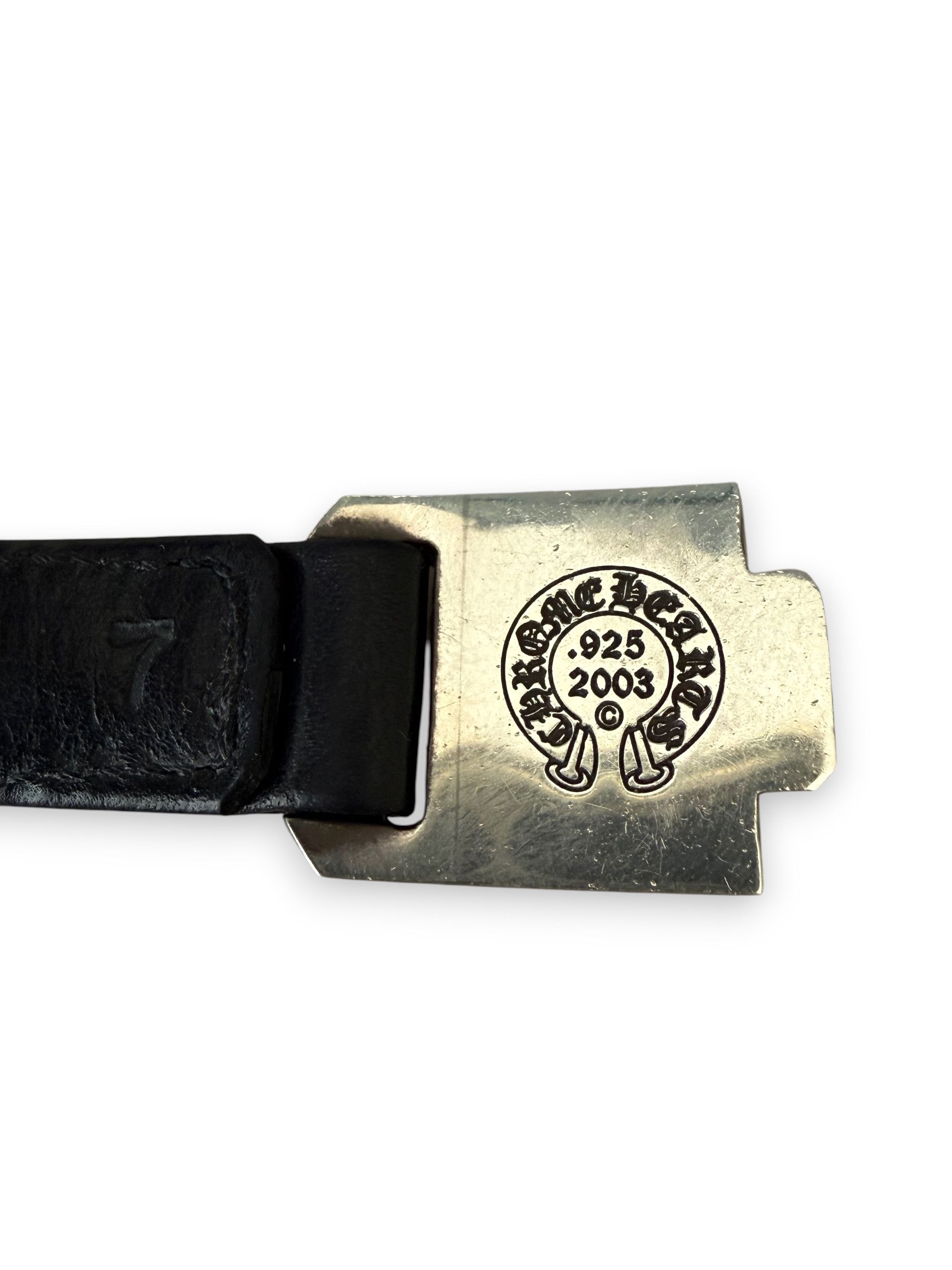 Chrome Hearts Chrome Hearts Floral Harness Clasp Leather Bracelet Size ONE SIZE - 5 Thumbnail