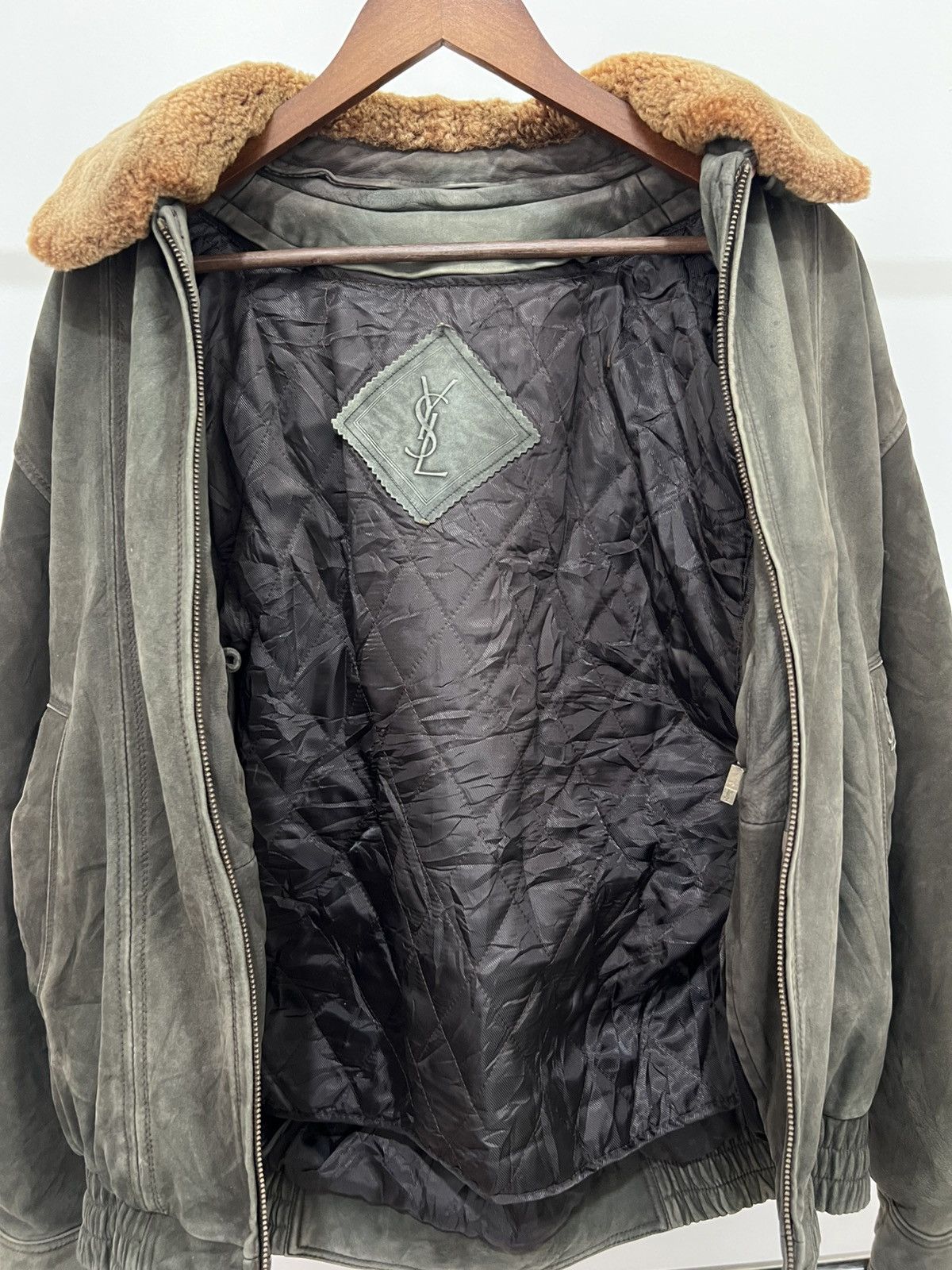 Yves Saint Laurent YvesSaintLaurent YSL Leather Jacket Size US L / EU 52-54 / 3 - 5 Thumbnail