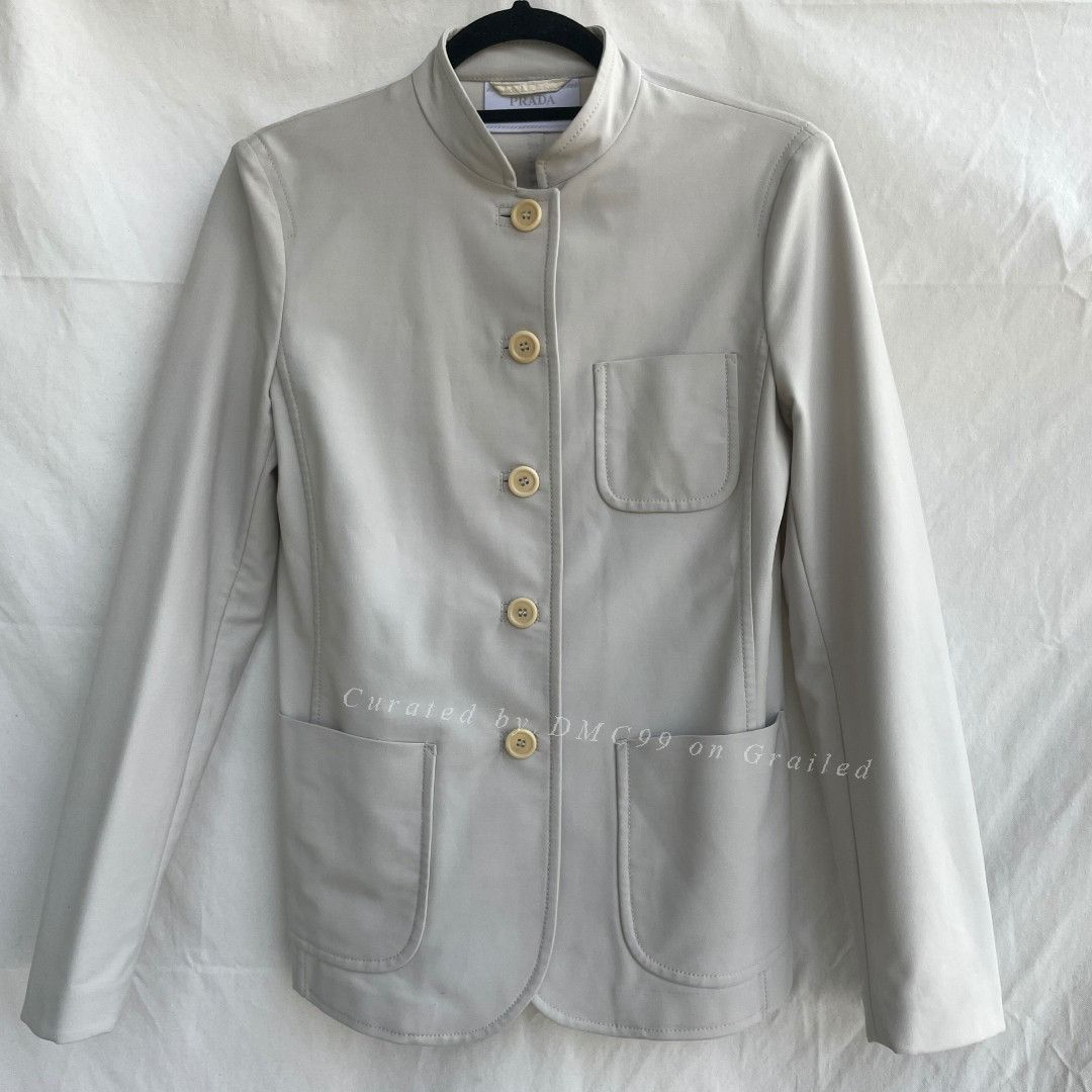 Prada Prada Archive Chinese Collar Jacket Size US XS / EU 42 / 0 - 1 Thumbnail