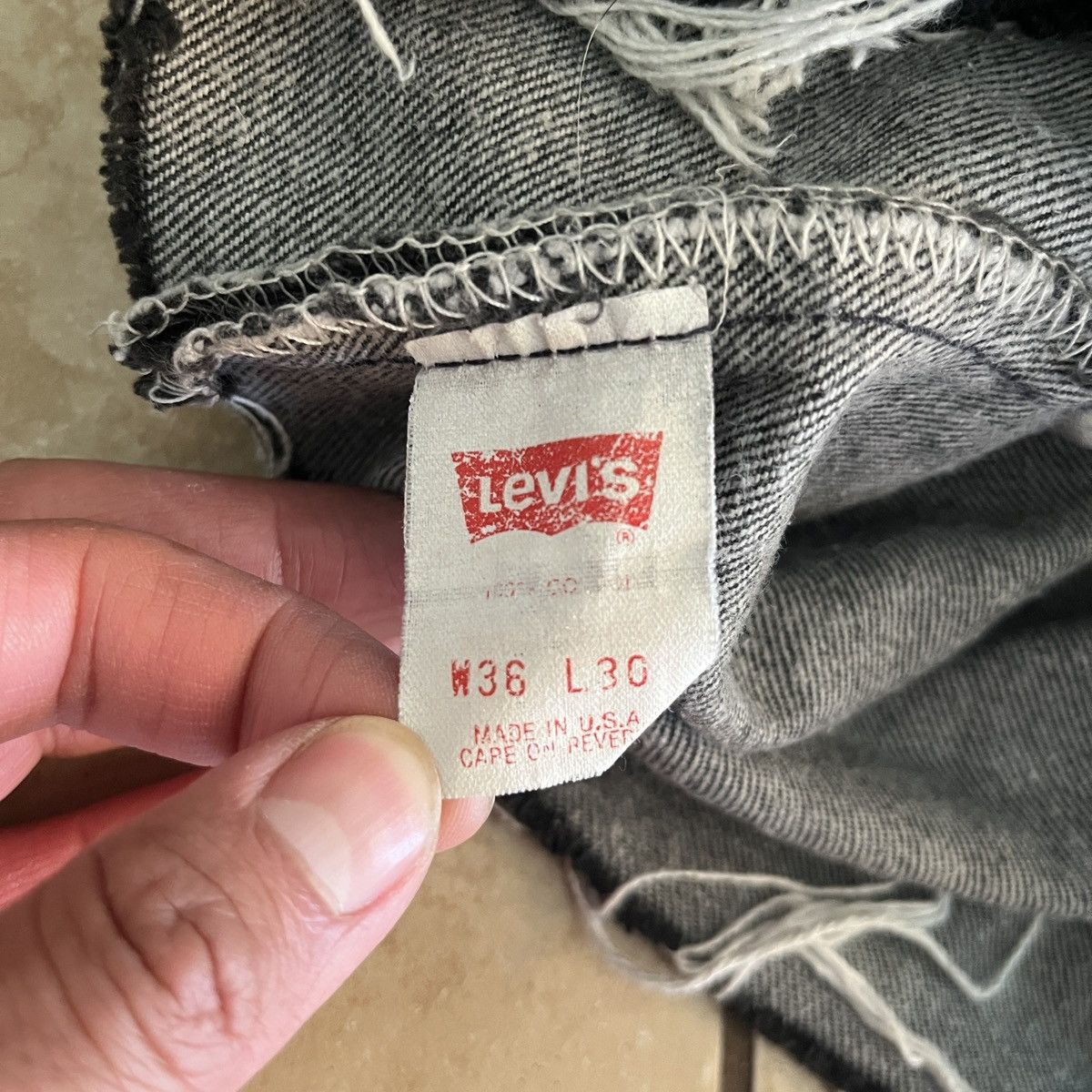 Levi's × Vintage Levi’s Denim Cutoff Shorts Size US 36 / EU 52 - 4 Thumbnail