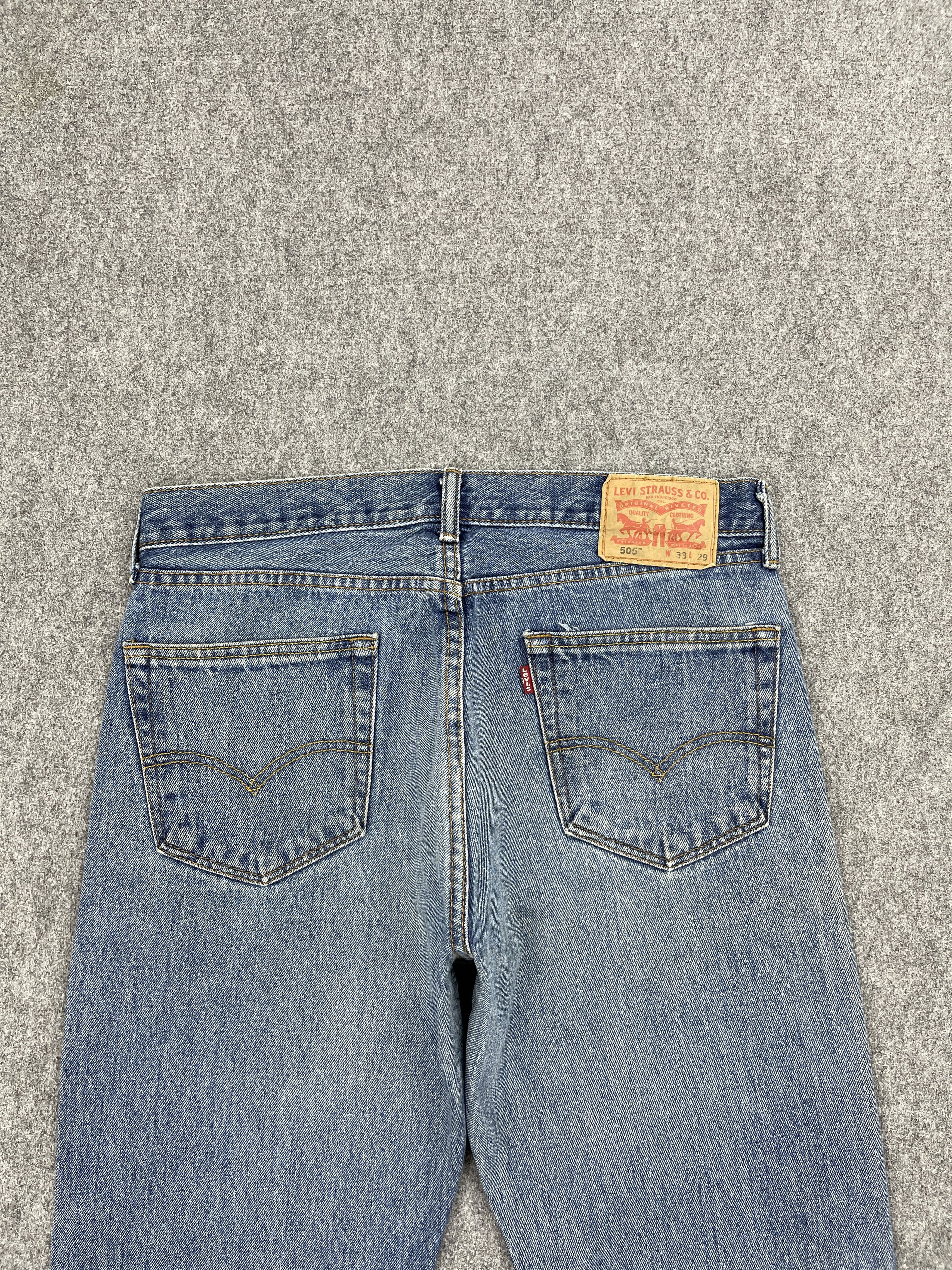 Levi's Vintage Levis 505 Lightwash Jeans DP2567 Size US 31 - 4 Thumbnail