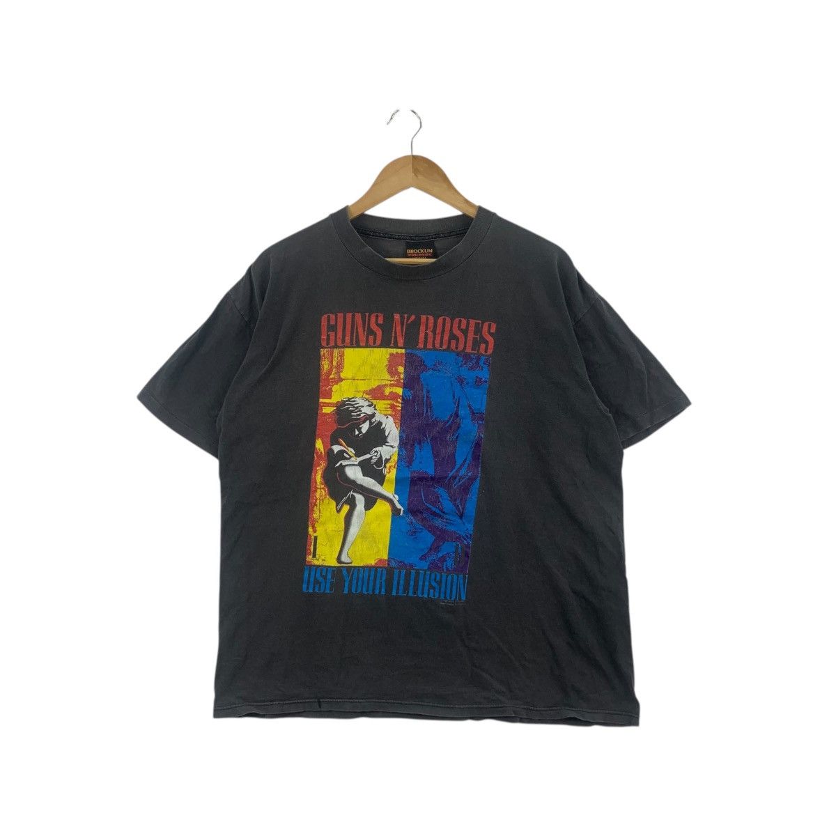 Vintage 1992 GUN N’ ROSES Use Your Illusion Tour Tee Shirt