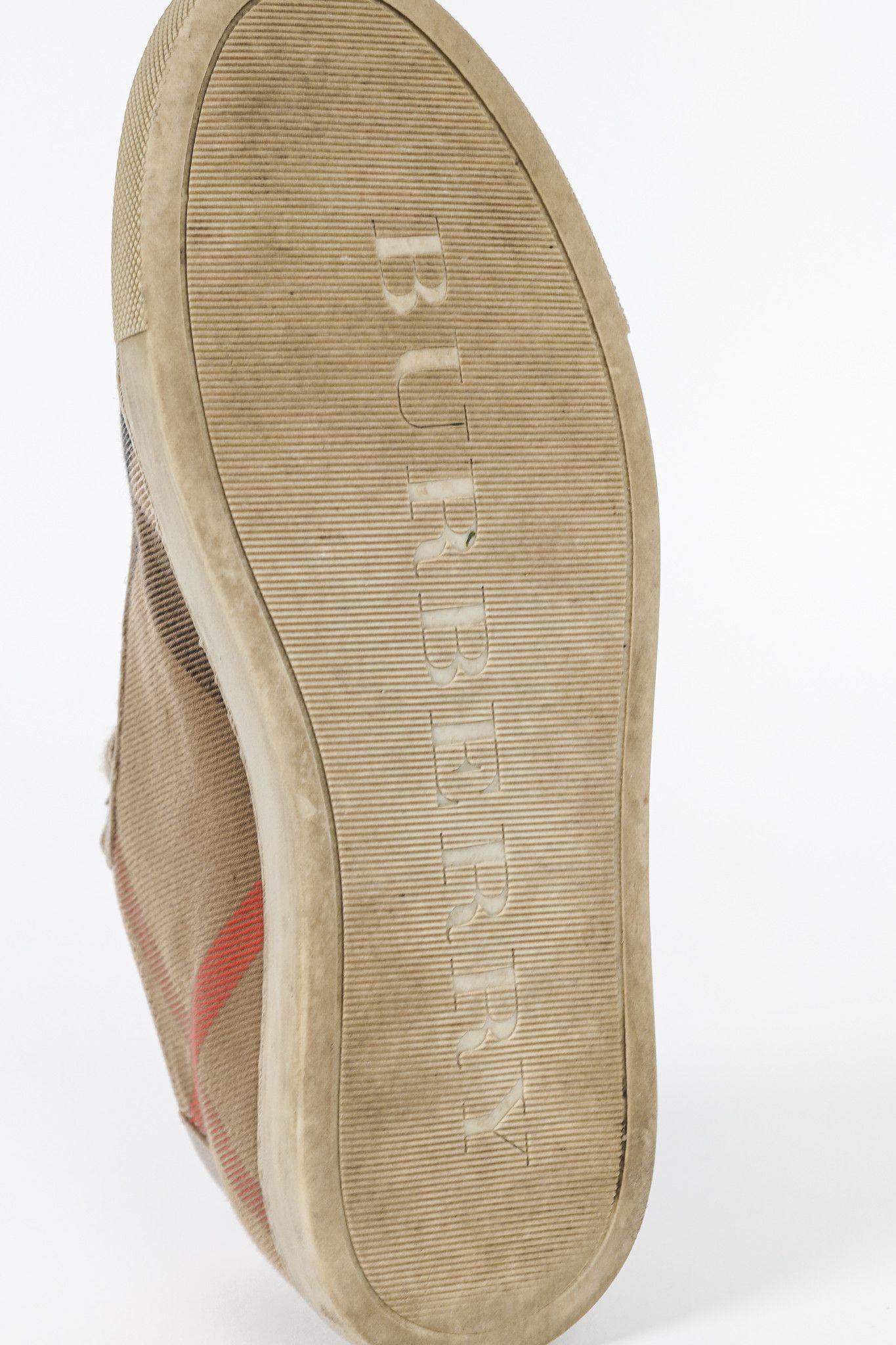 Burberry Burberry Hartfields Check Lace-Up Low-Top Sneakers Size US 5.5 / IT 35.5 - 5 Thumbnail