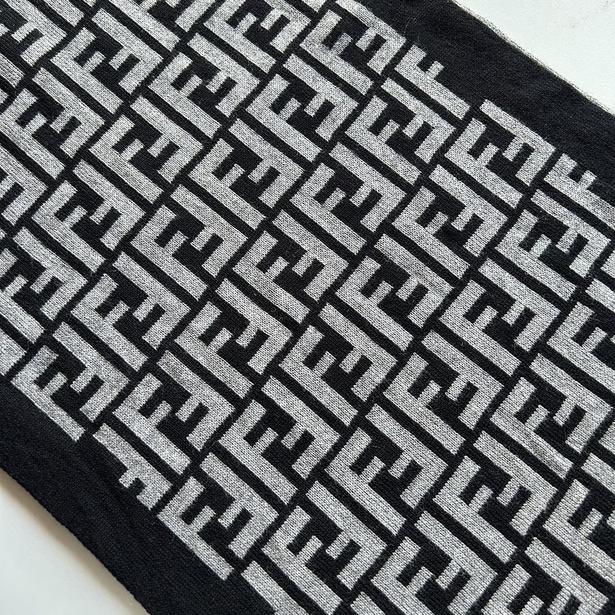 Fendi Fendi FF Logo Scarf Wool Size ONE SIZE - 5 Thumbnail