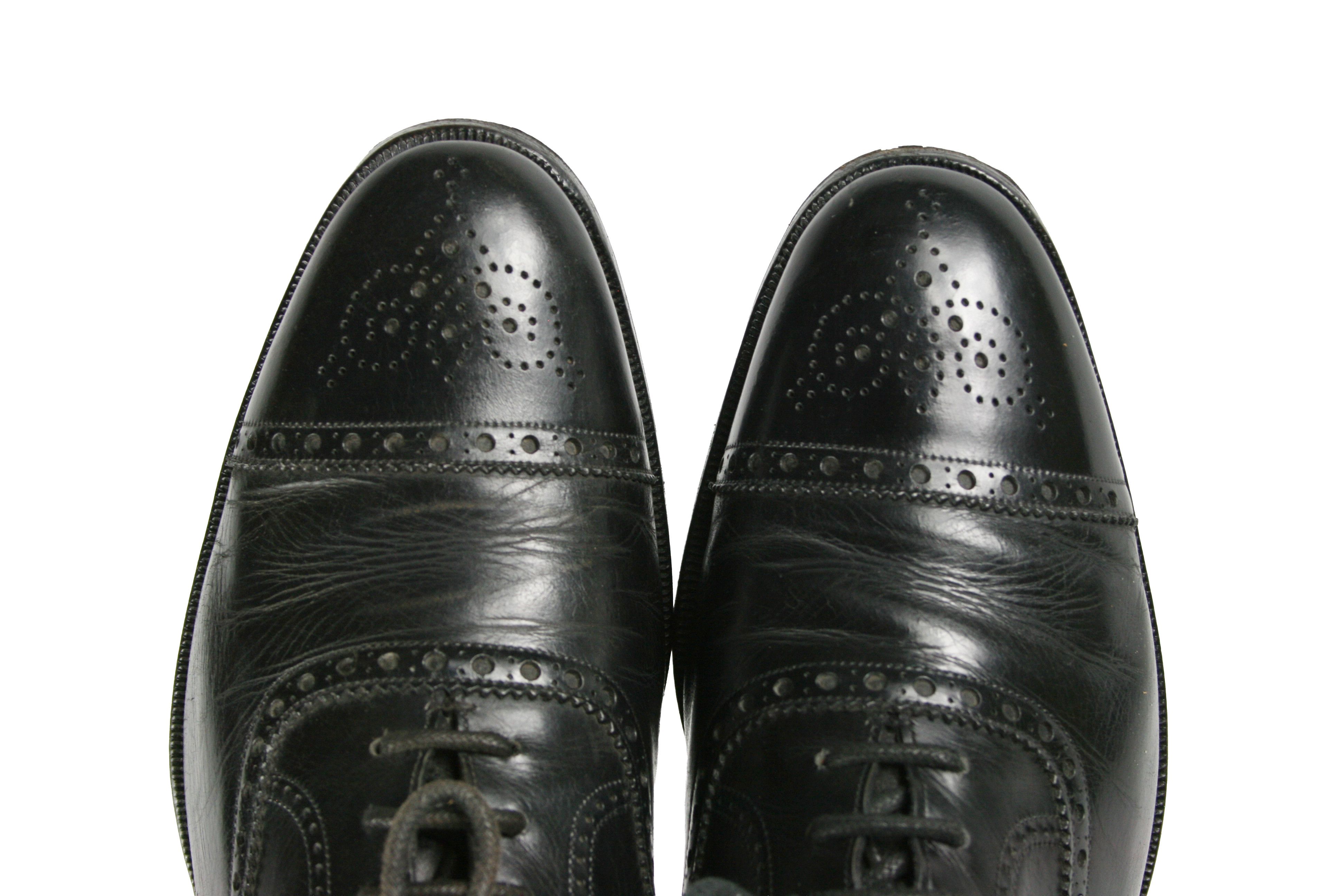 Crockett & Jones 00S Healt Brand Leather Brogue Vintage Size US 8.5 / EU 41-42 - 8 Thumbnail