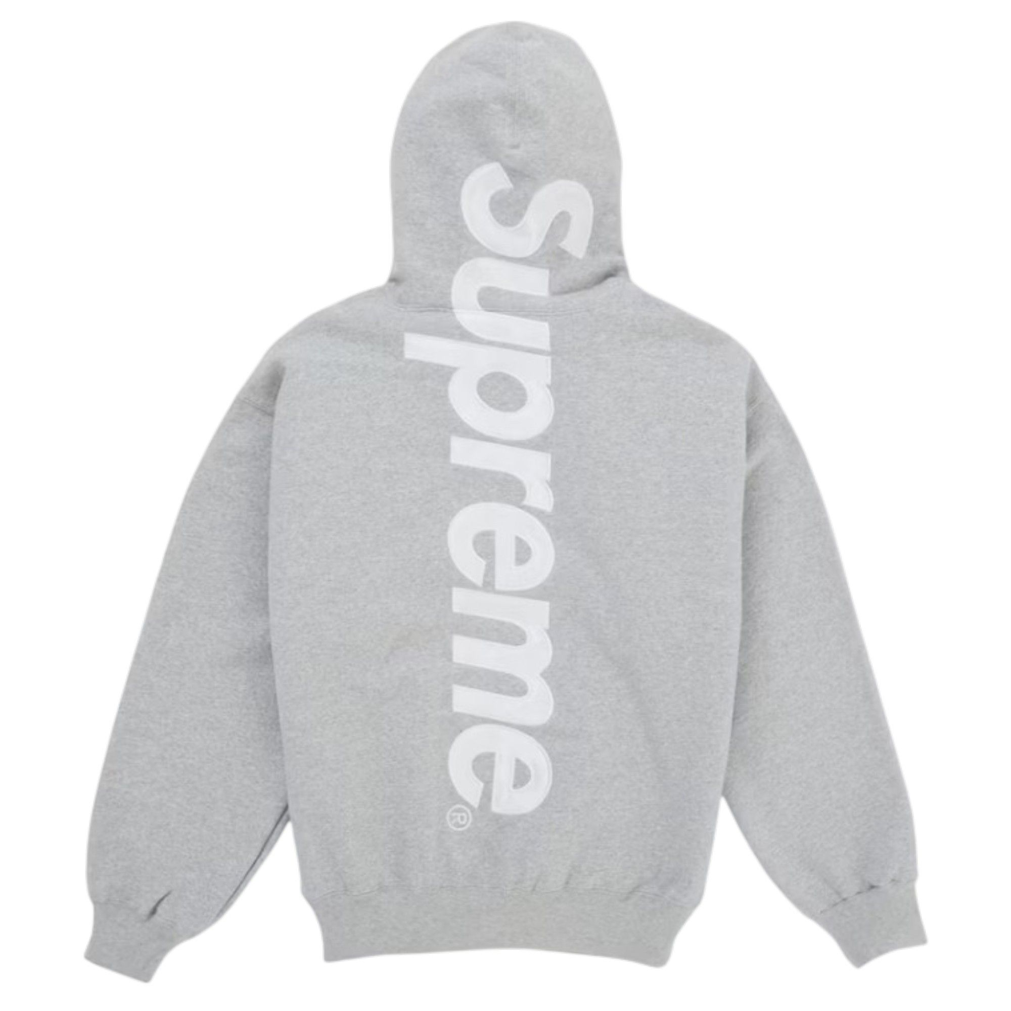Supreme Supreme Washed Old English Hooded Sweatshirt Heather Grey 