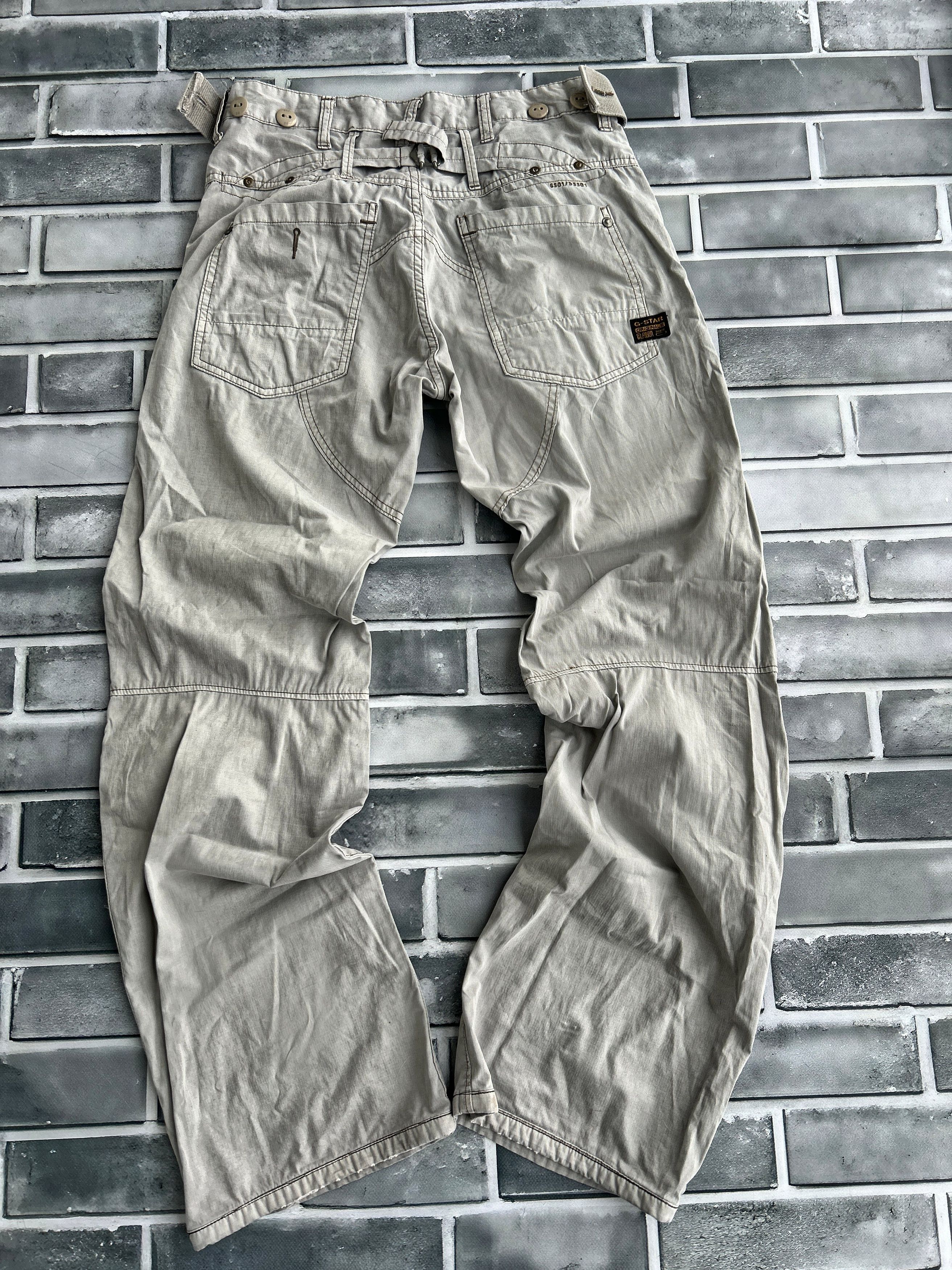 Vintage VTG G-Star Cargo Pants Tactical Military Utility Beige Y2K Size US 30 / EU 46 - 5 Thumbnail