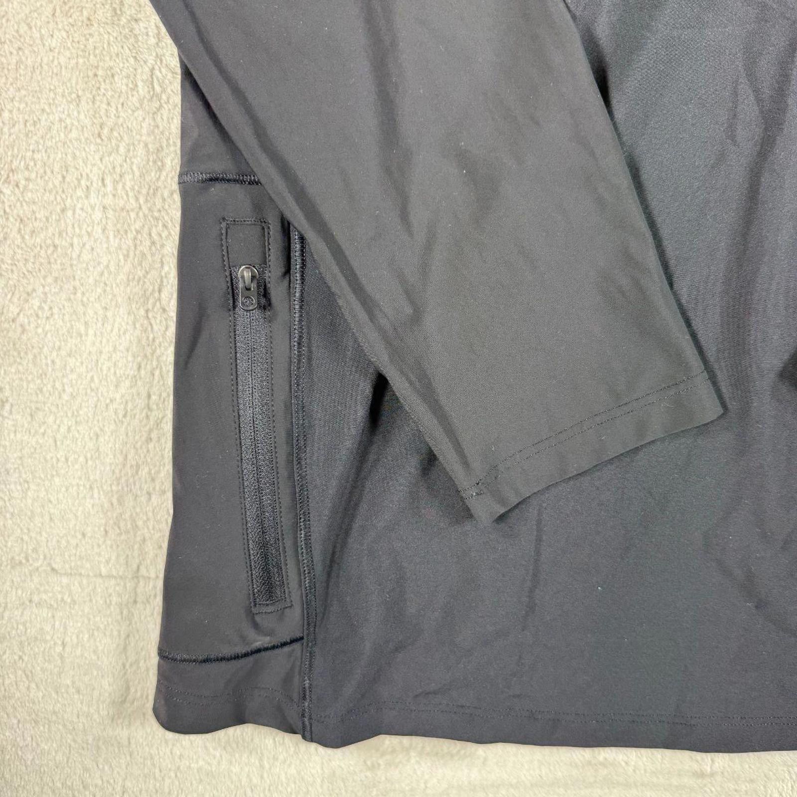 Other Athleta Shirt Women's L Black Turtleneck Workout Size L / US 10 / IT 46 - 2 Thumbnail