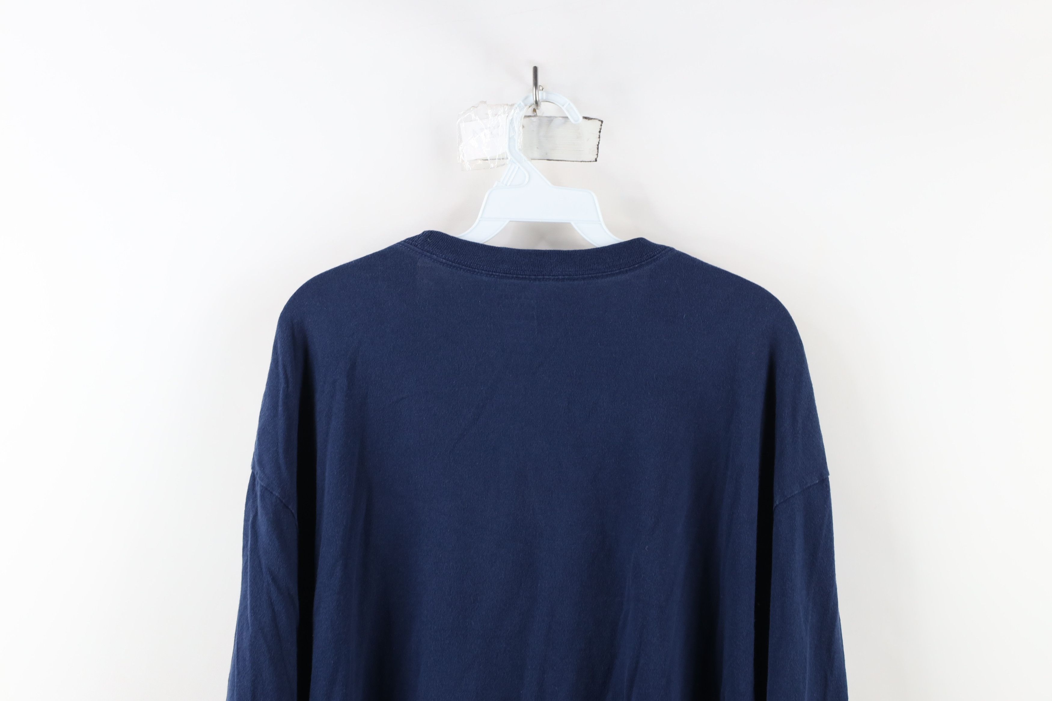 Nike × Vintage Vintage Nike Swoosh University of Michigan T-Shirt Blue Size US XL / EU 56 / 4 - 11 Thumbnail