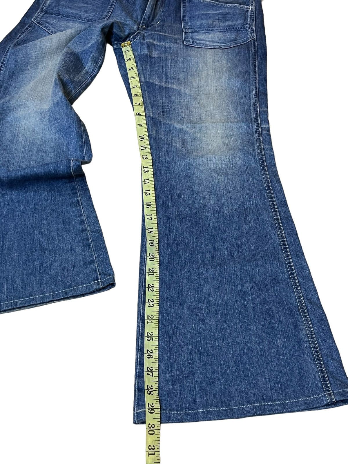 Edwin FLARE🔥EDWIN REBEL VINTAGE BUSHPANT LOW RISE FLARED JEANS Size US 34 / EU 50 - 18 Thumbnail