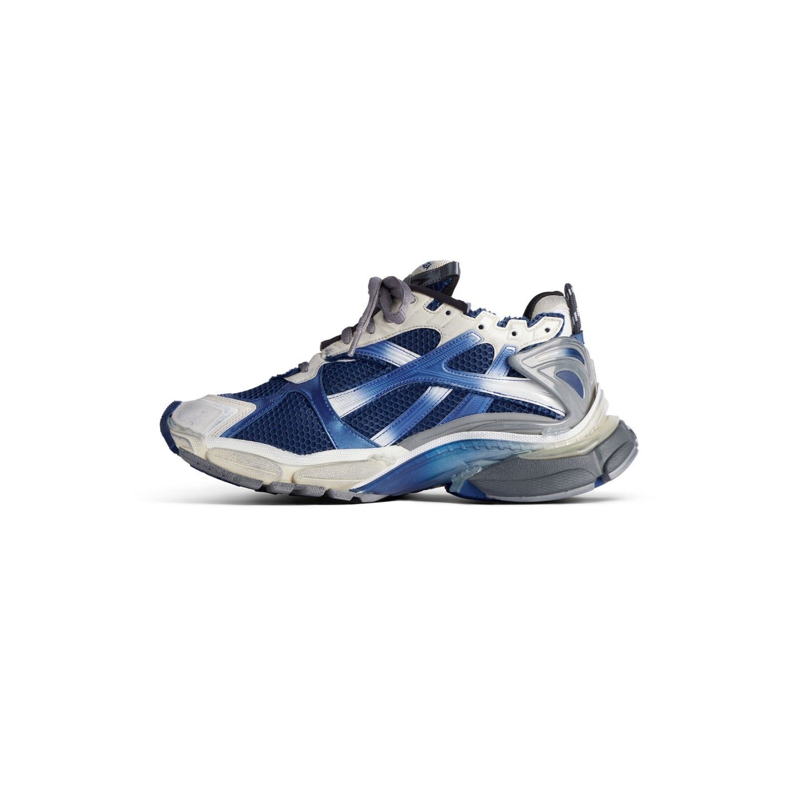 BALENCIAGA Runner Gradient $1190 Men's Beige/Navy/Grey Sneak