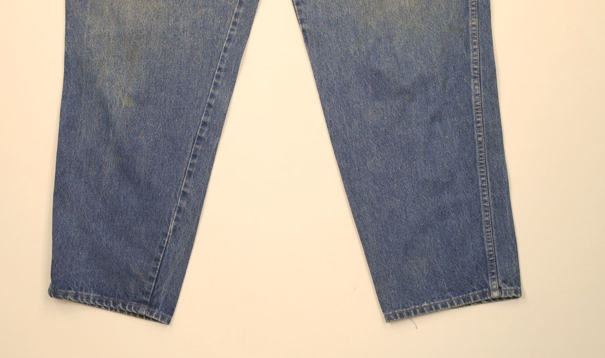 Vintage × Wrangler Vintage 80s 90s Wrangler Pleated Tapered Leg Denim Jeans USA Size US 38 / EU 54 - 4 Thumbnail