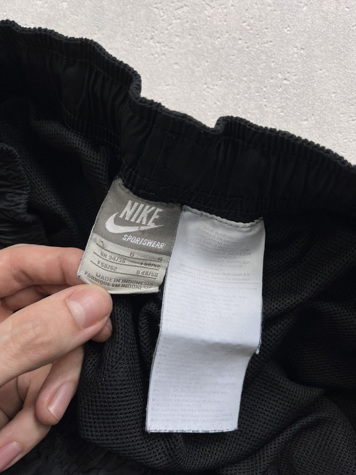 Nike × Vintage 90’s NIKE AIR RETRO DRILL TRACK PANTS SWOOSH LOGO SPELLOUT Size US 34 / EU 50 - 5 Thumbnail