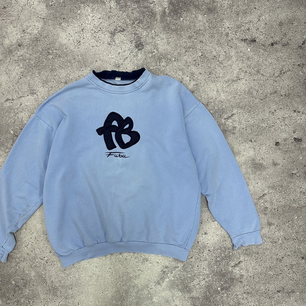 Fubu Vintage 90s Fubu distressed sweatshirt streetwear y2k og rap Size US M / EU 48-50 / 2 - 2 Thumbnail