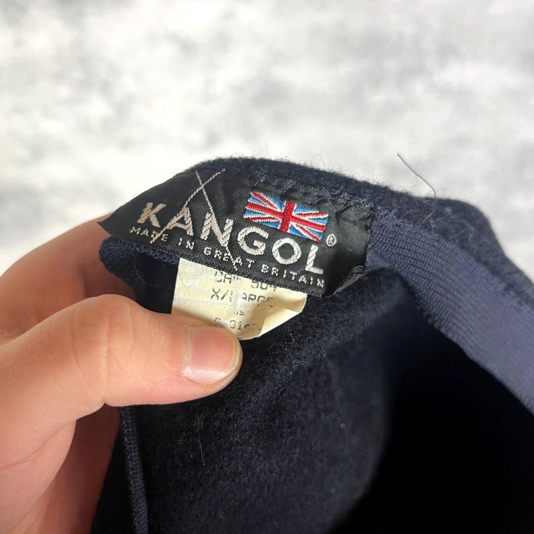 Kangol VINTAGE Kangol Flat Cap Men’s Wool Blue XL Cap Size ONE SIZE - 7 Thumbnail