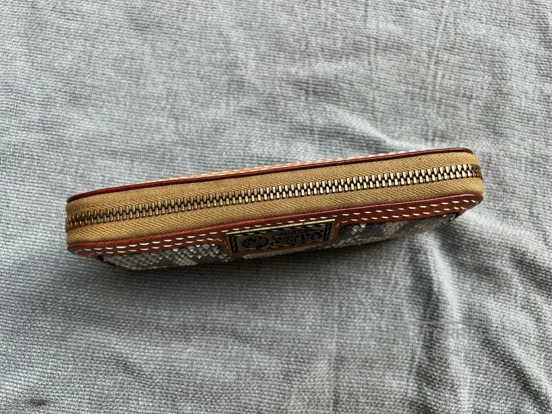 Japanese Brand Tenjinworks Python Zip Wallet Clutch. Size ONE SIZE - 4 Thumbnail