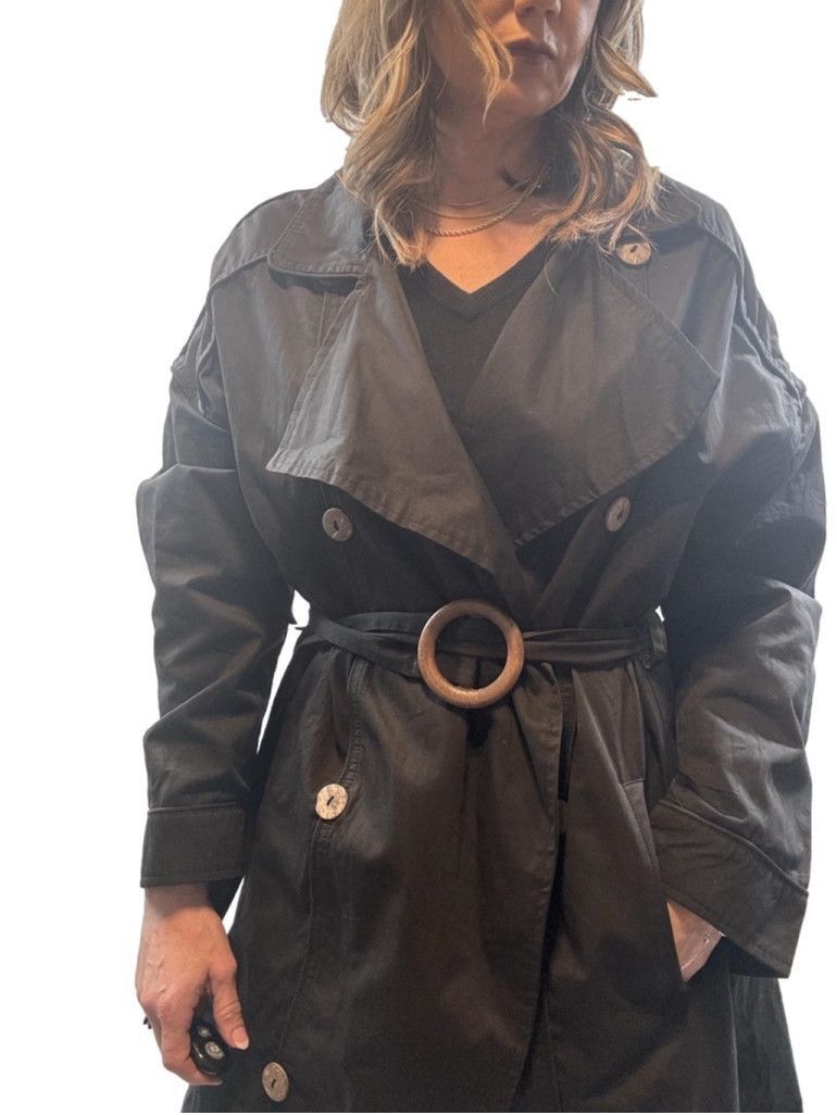 Other NWOT Pol Cotton Trench Coat w/ Belt – Size S/M Size M / US 6-8 / IT 42-44 - 5 Thumbnail