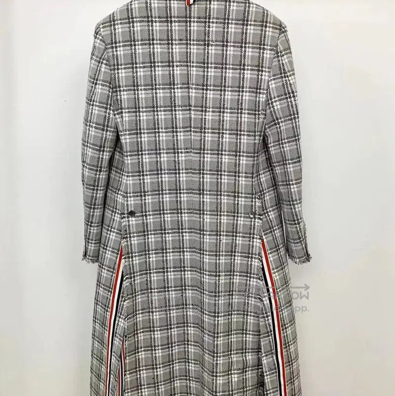 Thom Browne Thom Browne Gray Cotton Women’s Long Coat . Size M / US 6-8 / IT 42-44 - 2 Thumbnail