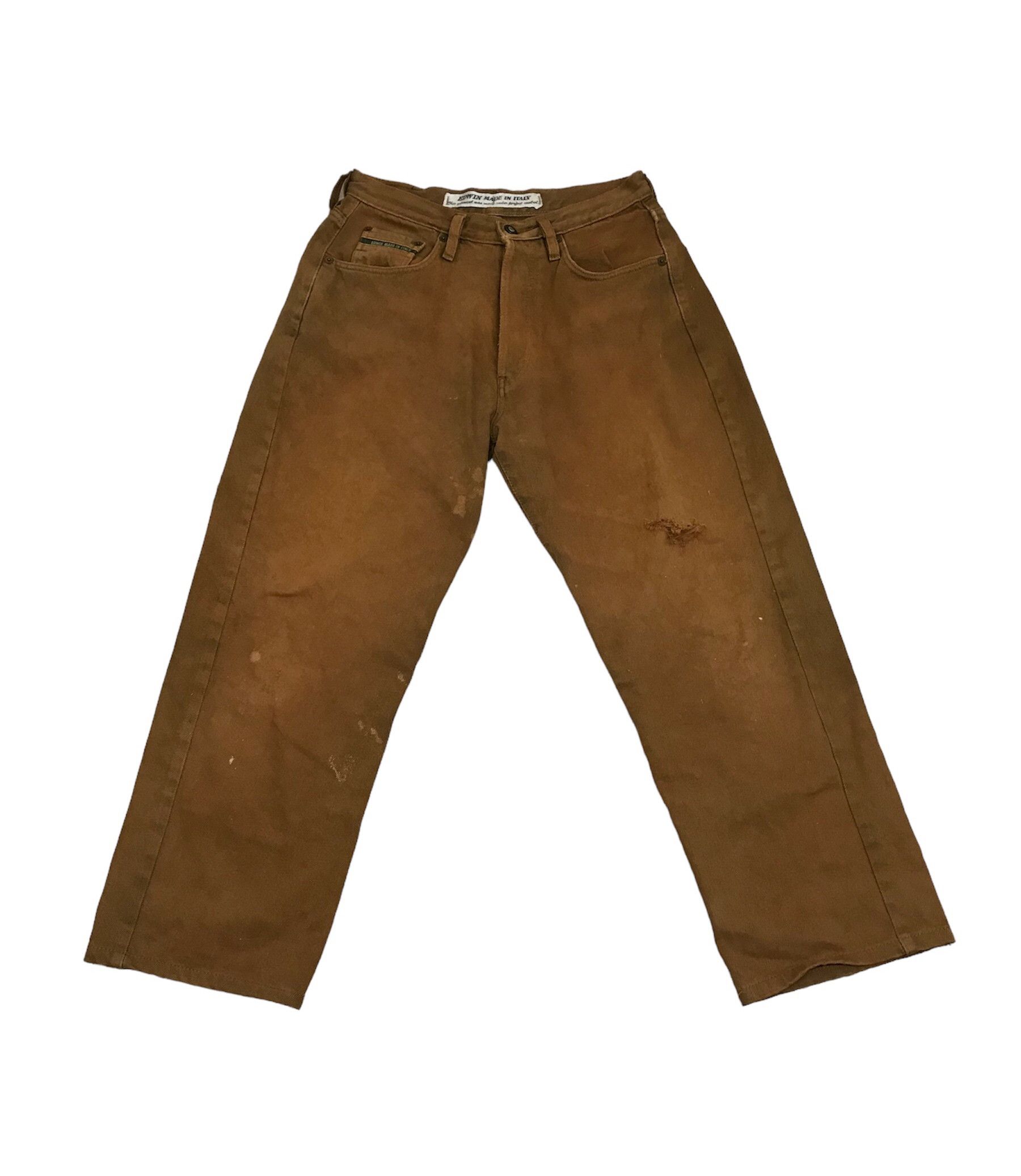 Edwin Edwin Dark Brown Denim Pants Size US 29 - 2 Thumbnail