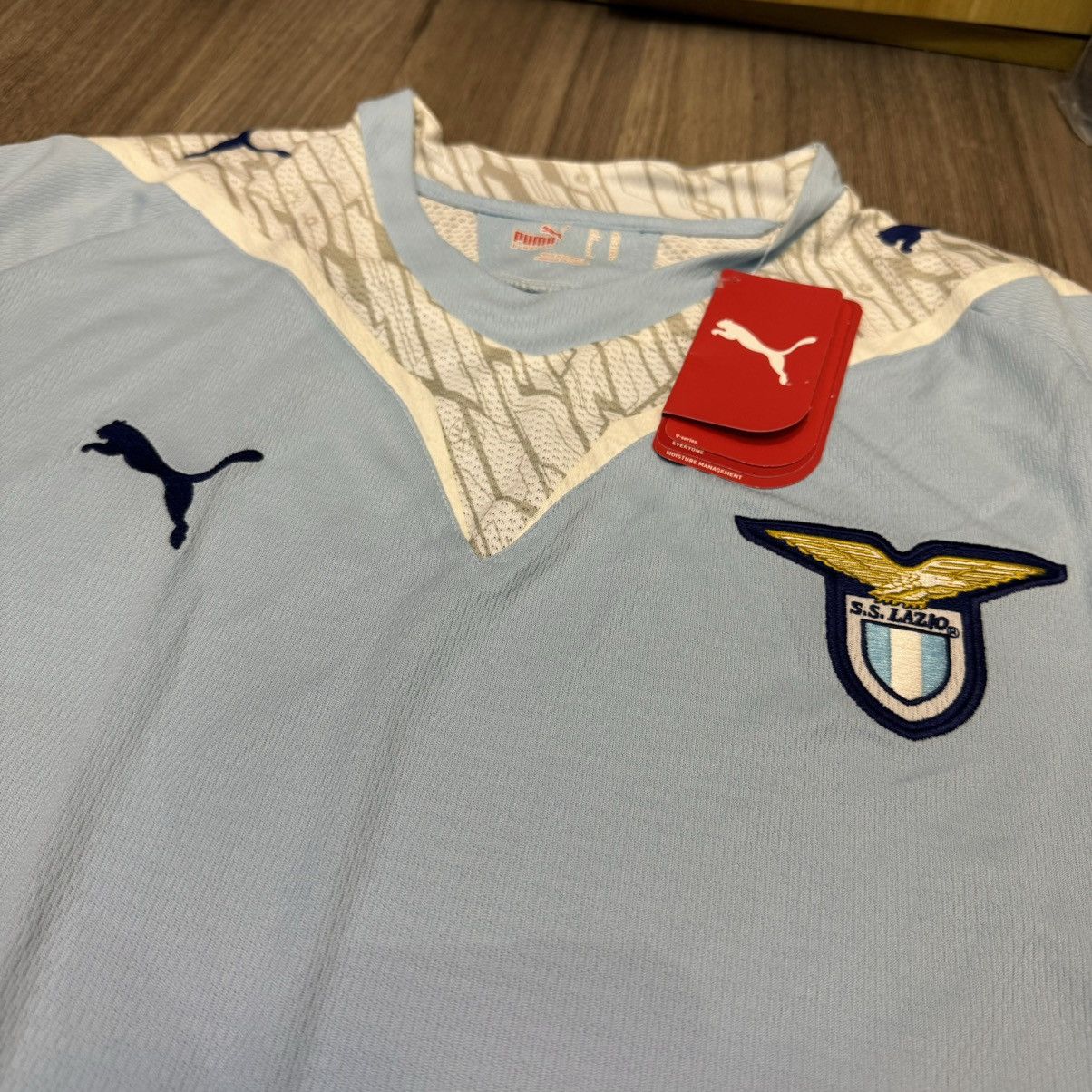 Puma Lazio 09/10 home shirt (bnwt) Size US XL / EU 56 / 4 - 3 Thumbnail