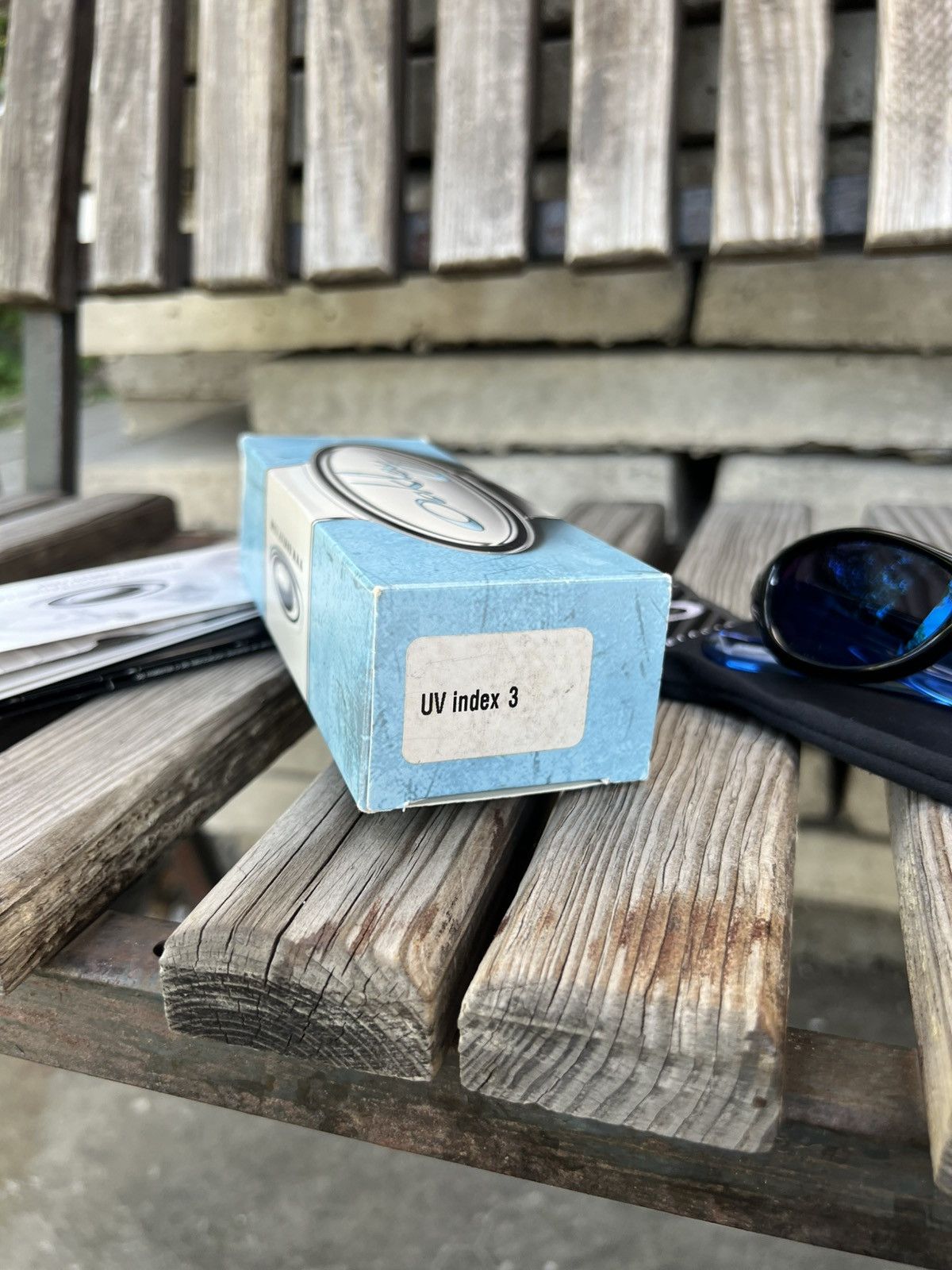 Oakley Oakley Pocket Polished Black w/ OO Blue software sunglasses Size ONE SIZE - 20 Thumbnail