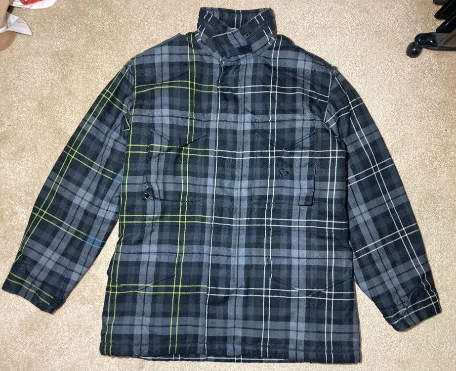 Bape × Neighborhood 2004 Bape Neighborhood Fleece Lined Plaid Jacket OG Vintage Size US M / EU 48-50 / 2 - 1 Thumbnail