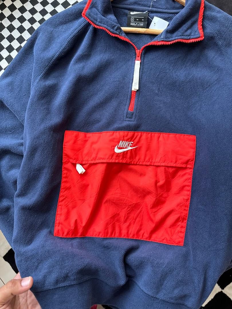 Other NIKE CENTER SWOOSH FLEECE HALF ZIPPER Size US L / EU 52-54 / 3 - 2 Thumbnail