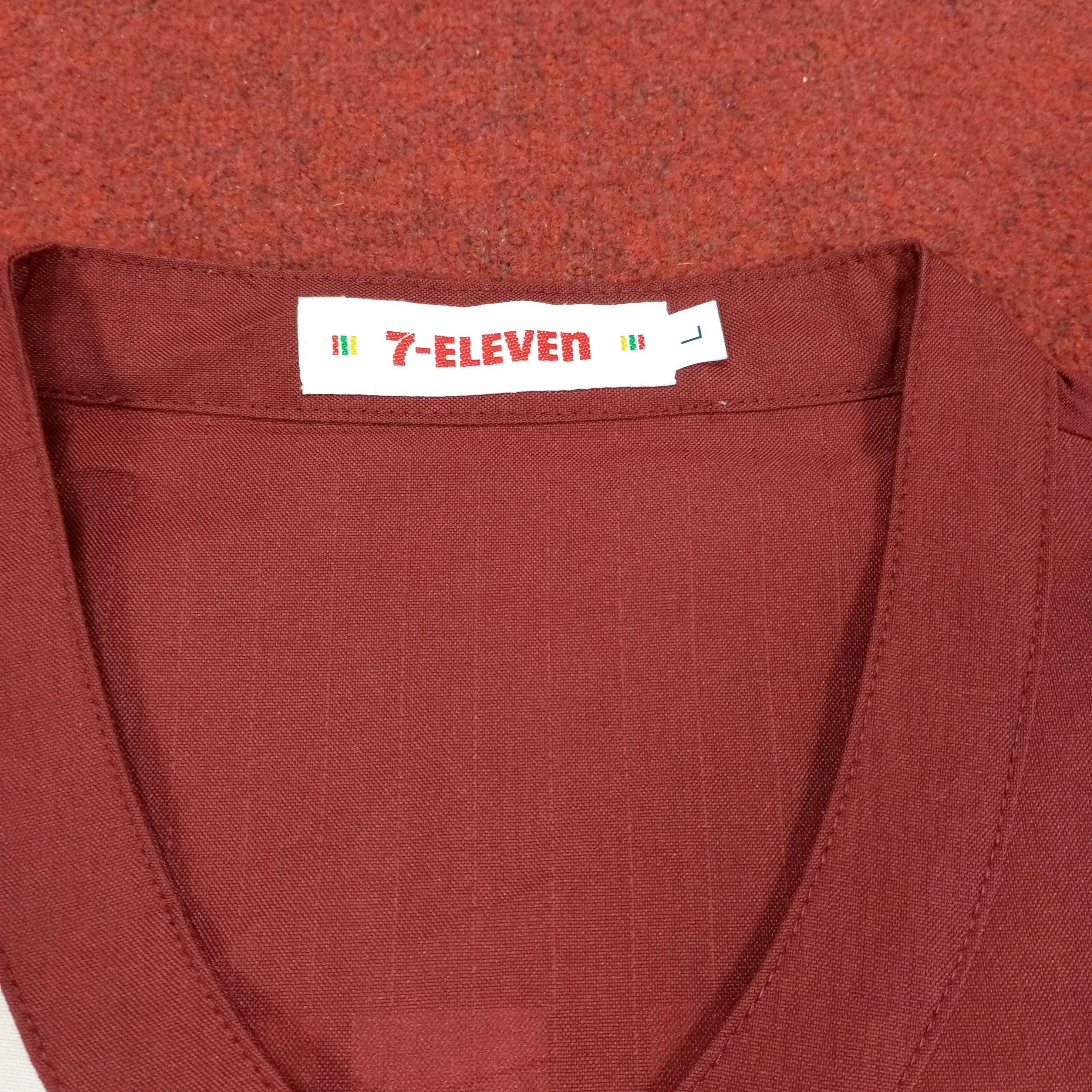 Japanese Brand × Vintage 7 Eleven Japanese Workers Uniform Jacket Size US L / EU 52-54 / 3 - 8 Thumbnail
