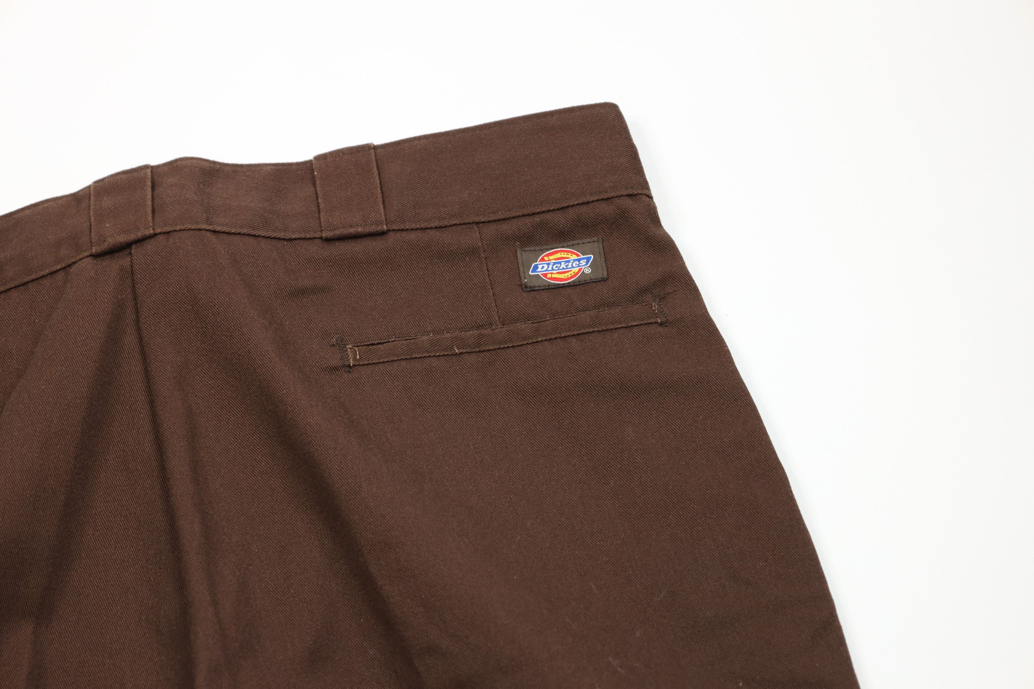 Dickies × Vintage Vintage 90s Y2K Dickies Workwear Wide Leg Pants Brown Size US 36 / EU 52 - 12 Thumbnail