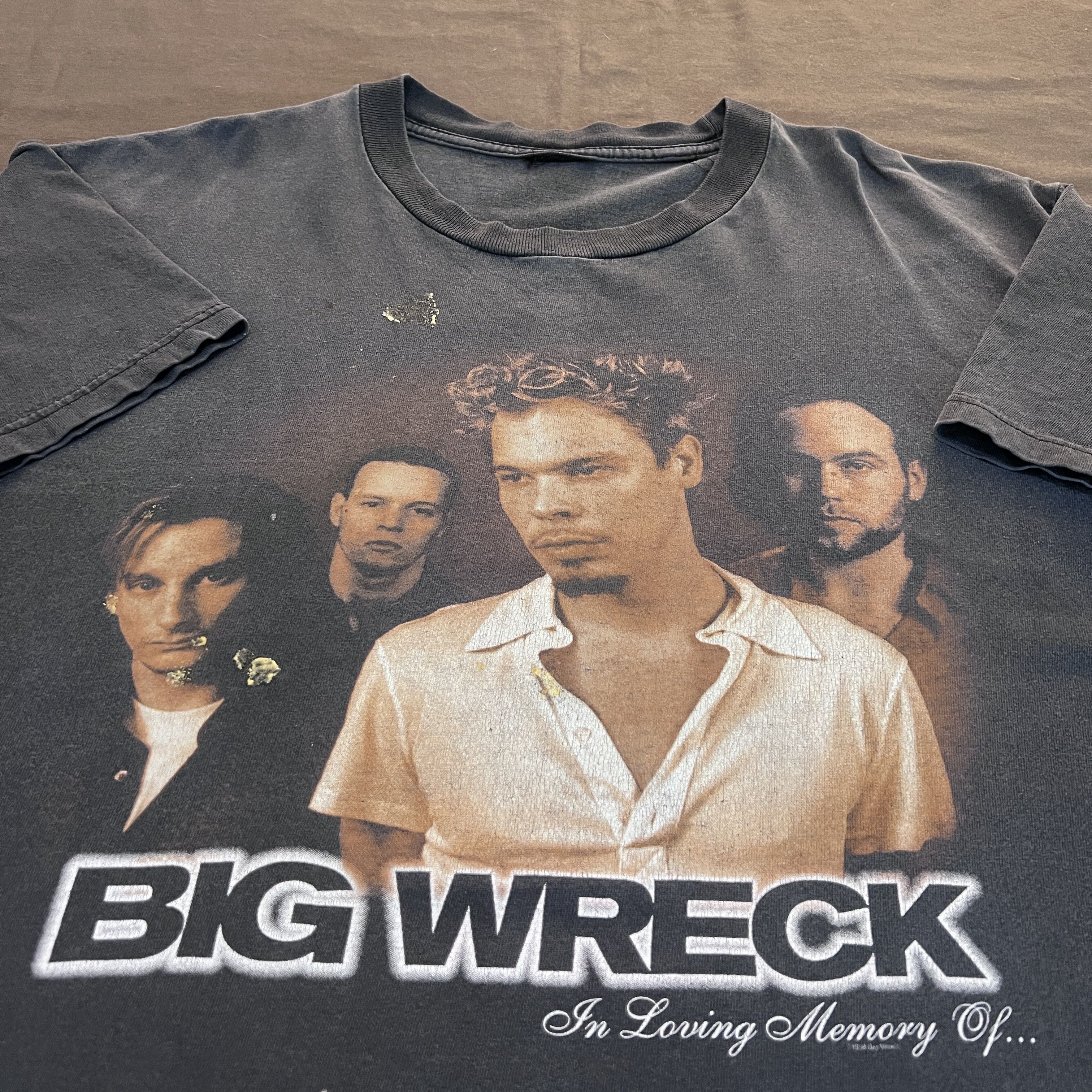 Band Tees × Vintage Vintage 90s Big Wreck Tee Faded Thrashed Alternative grunge Size US XL / EU 56 / 4 - 4 Thumbnail