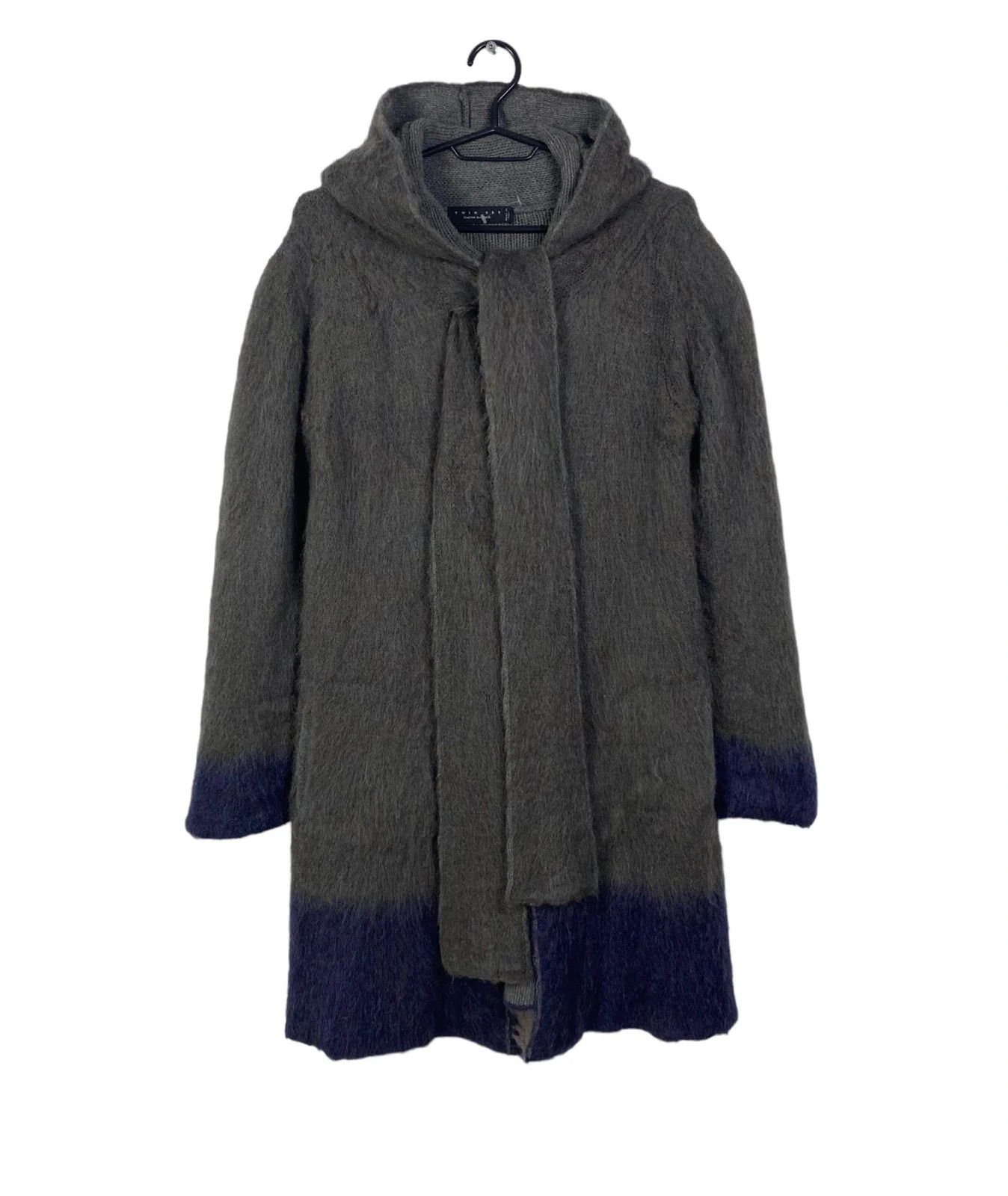 TWINSET Twin-Set Wool Mohair Hooded Cardigan size S Size S / US 4 / IT 40 - 8 Thumbnail