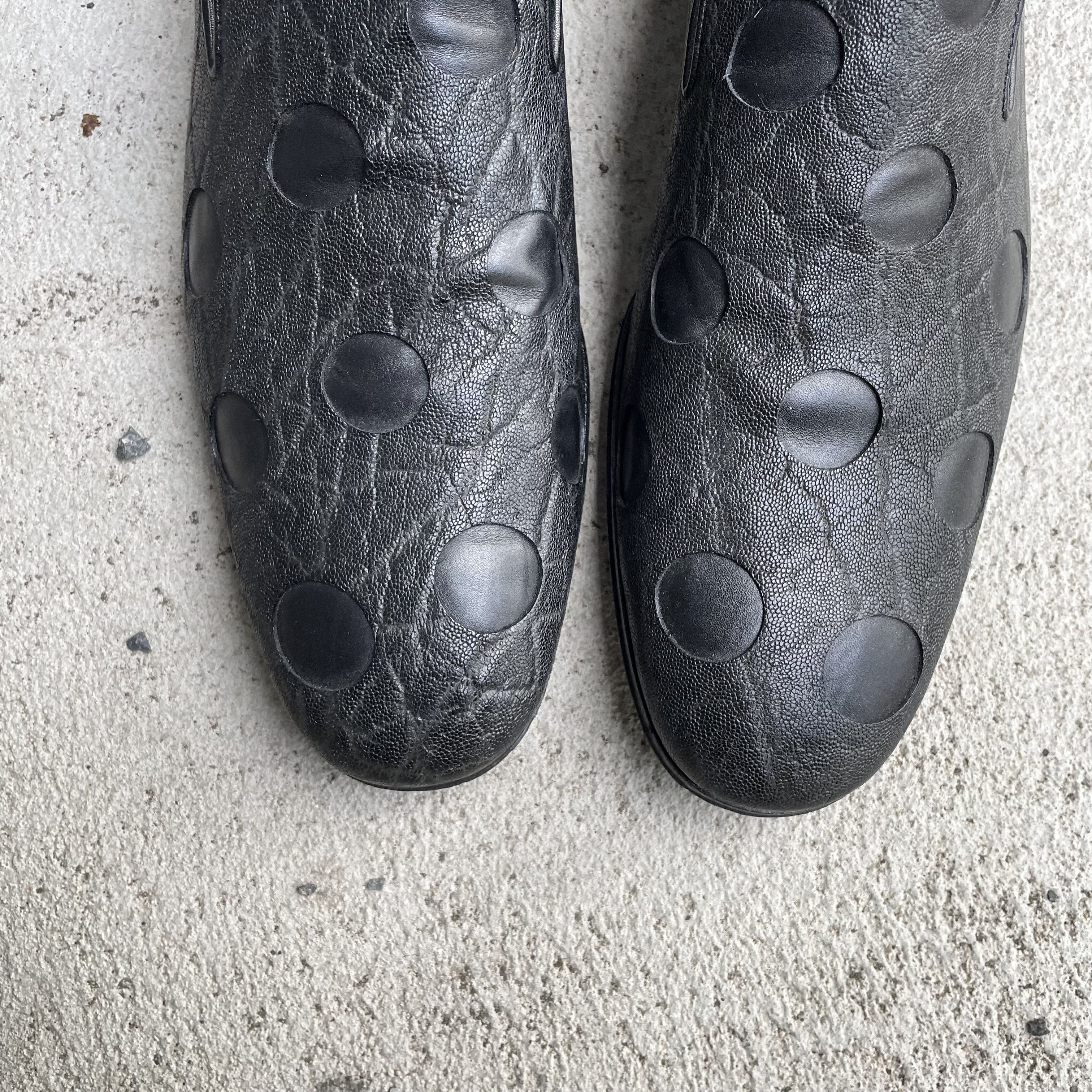Yves Saint Laurent Yves Saint Laurent by Tom Ford Black Exotic Leather Loafers Size US 11 / EU 44 - 7 Thumbnail