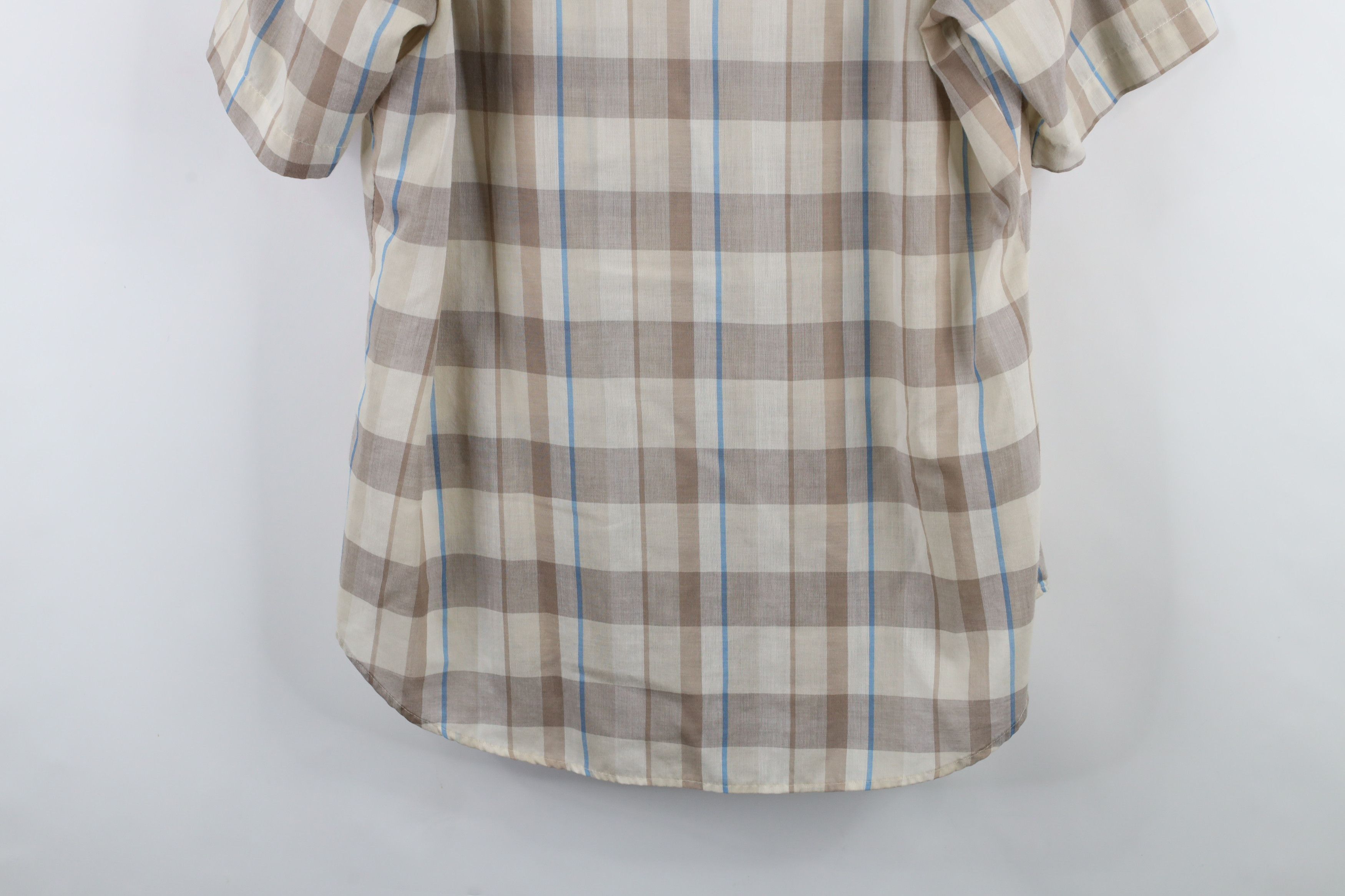 Levi's × Vintage Vintage 80s 90s Levis Short Sleeve Collared Button Shirt Size US L / EU 52-54 / 3 - 10 Thumbnail