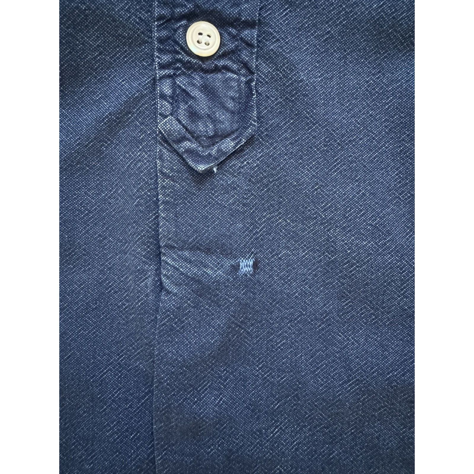 Our Legacy Our Legacy Linen Denim Oxford Shirt Size US M / EU 48-50 / 2 - 3 Thumbnail