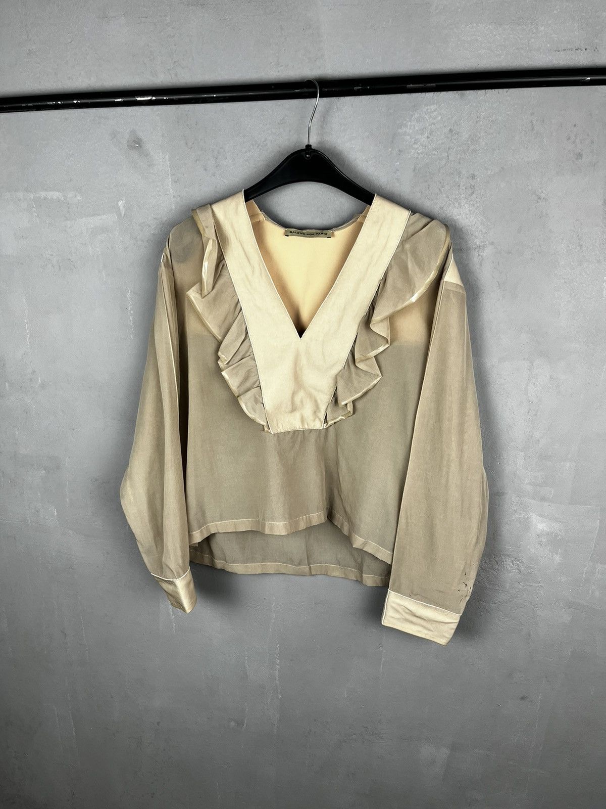 Balenciaga distressed avant garde shirt