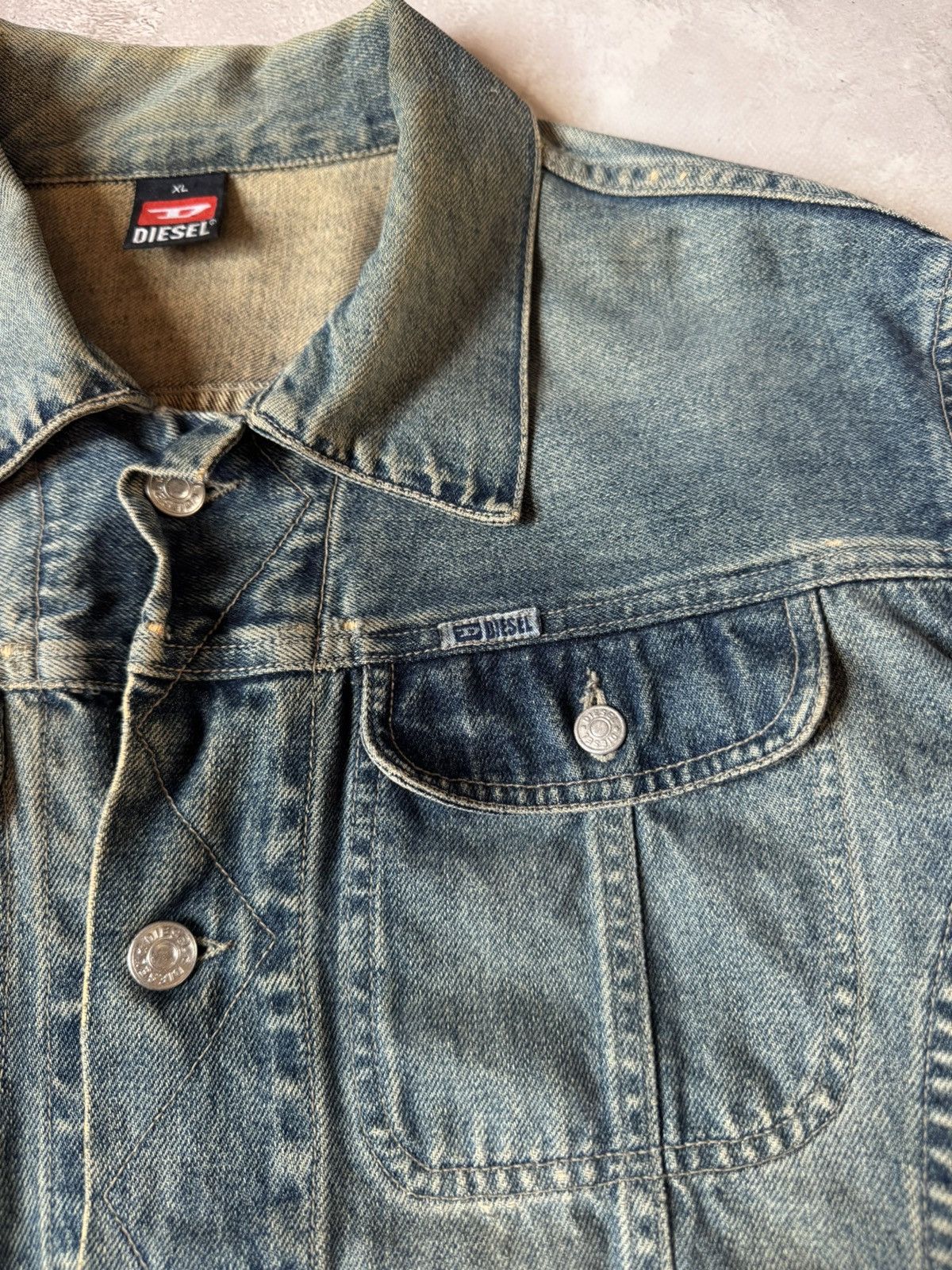 Diesel Vintage Diesel Denim Cruiser Jacket Size XL / US 12-14 / IT 48-50 - 7 Thumbnail