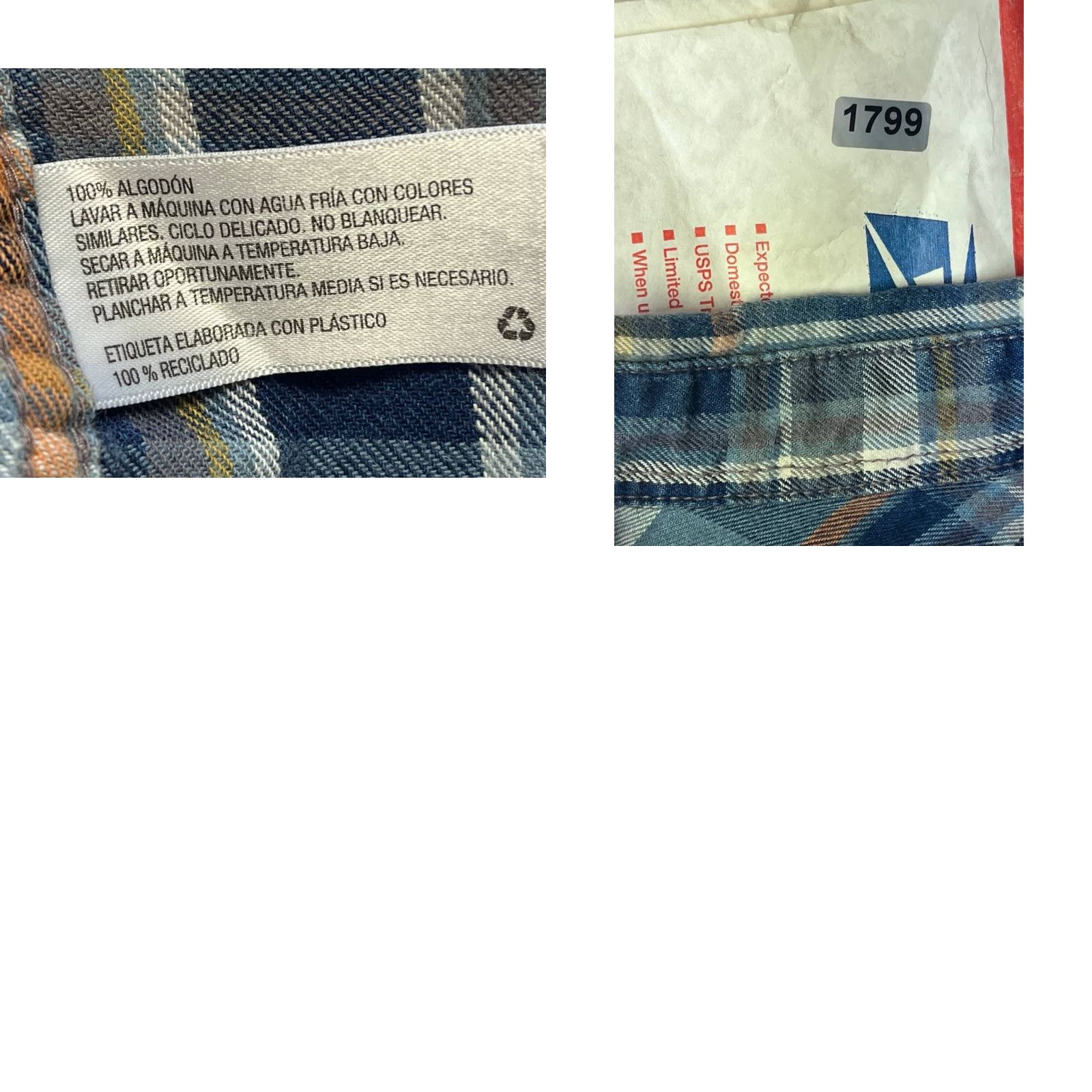 Mossimo Mossimo Supply Co Plaid Button Up Flannel Men's Size Medium Multicolor Long Sleeve Shirt Mens M Size US M / EU 48-50 / 2 - 8 Thumbnail