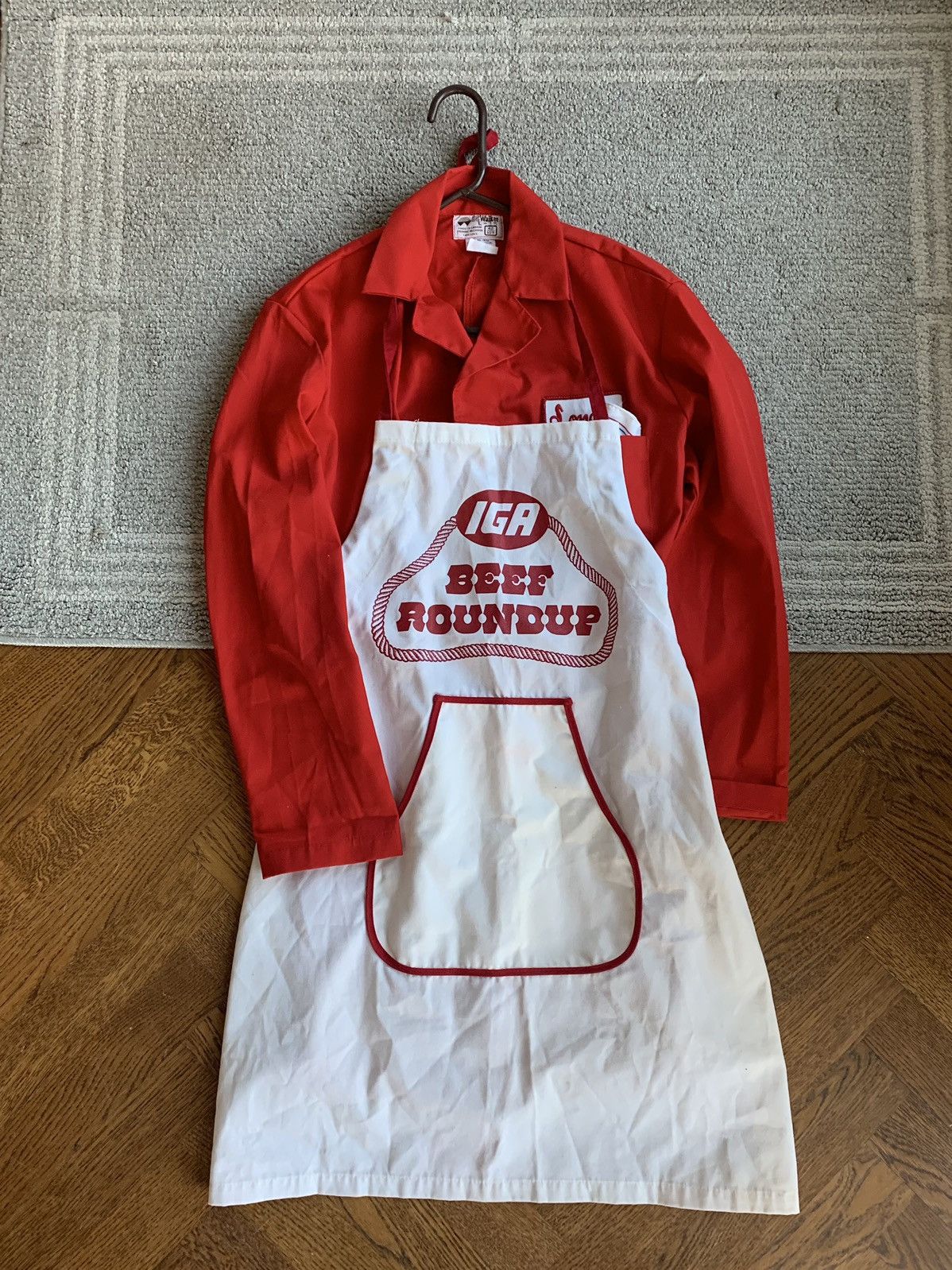 Vintage 80s Vintage Matching Set Double Jacket Lab Chore Work Trench Size US M / EU 48-50 / 2 - 4 Thumbnail