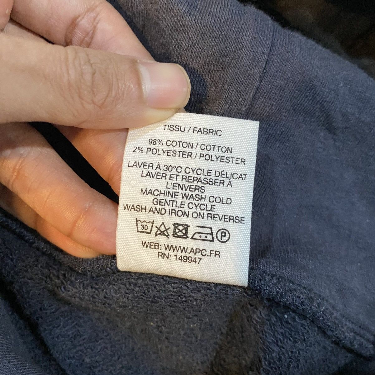 A.P.C. A.P.C. U.S. Hoodie Sweatshirt Streetwear Hype Rare Vintage Size US M / EU 48-50 / 2 - 11 Thumbnail