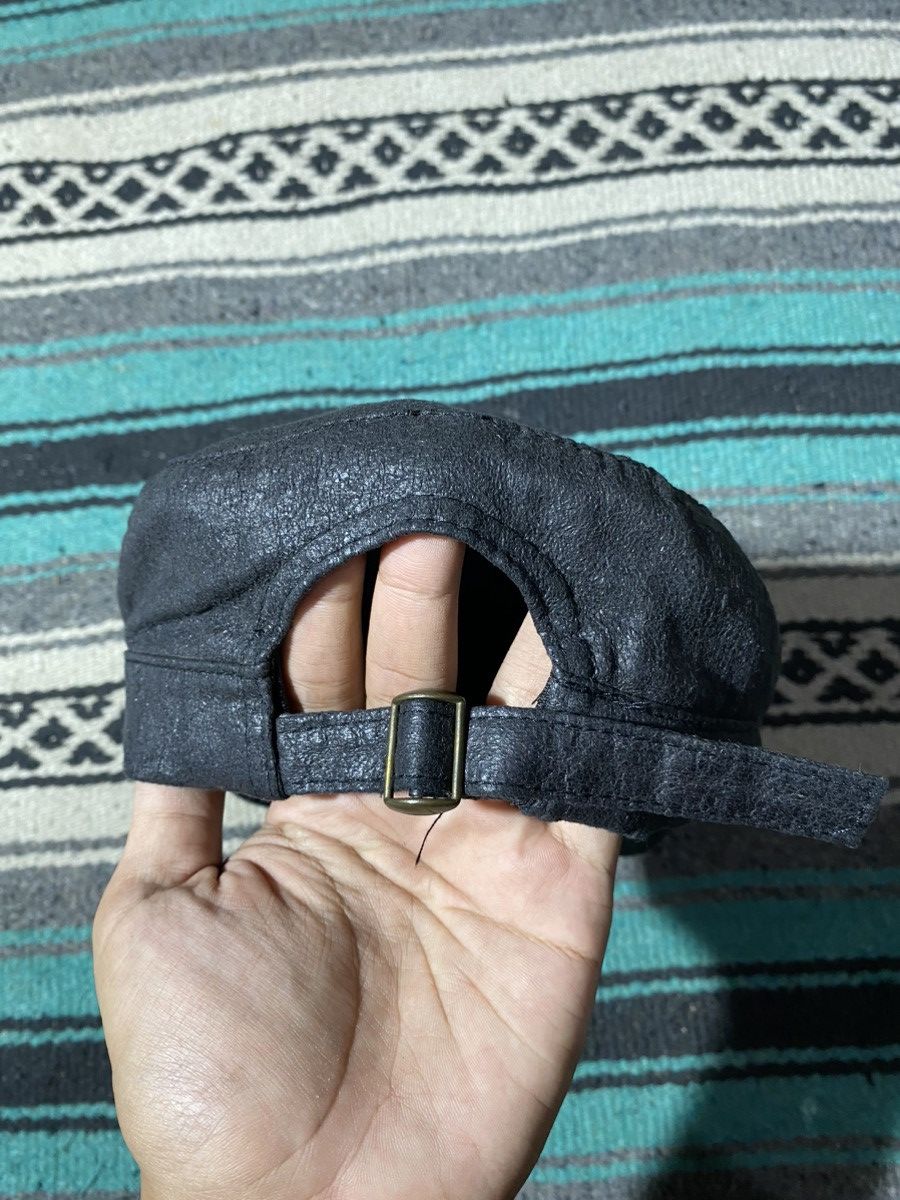 If Six Was Nine × Japanese Brand × Le Grande Bleu (L.G.B.) Y2K Unknown Velved Studded Patrol Cap Size ONE SIZE - 3 Thumbnail