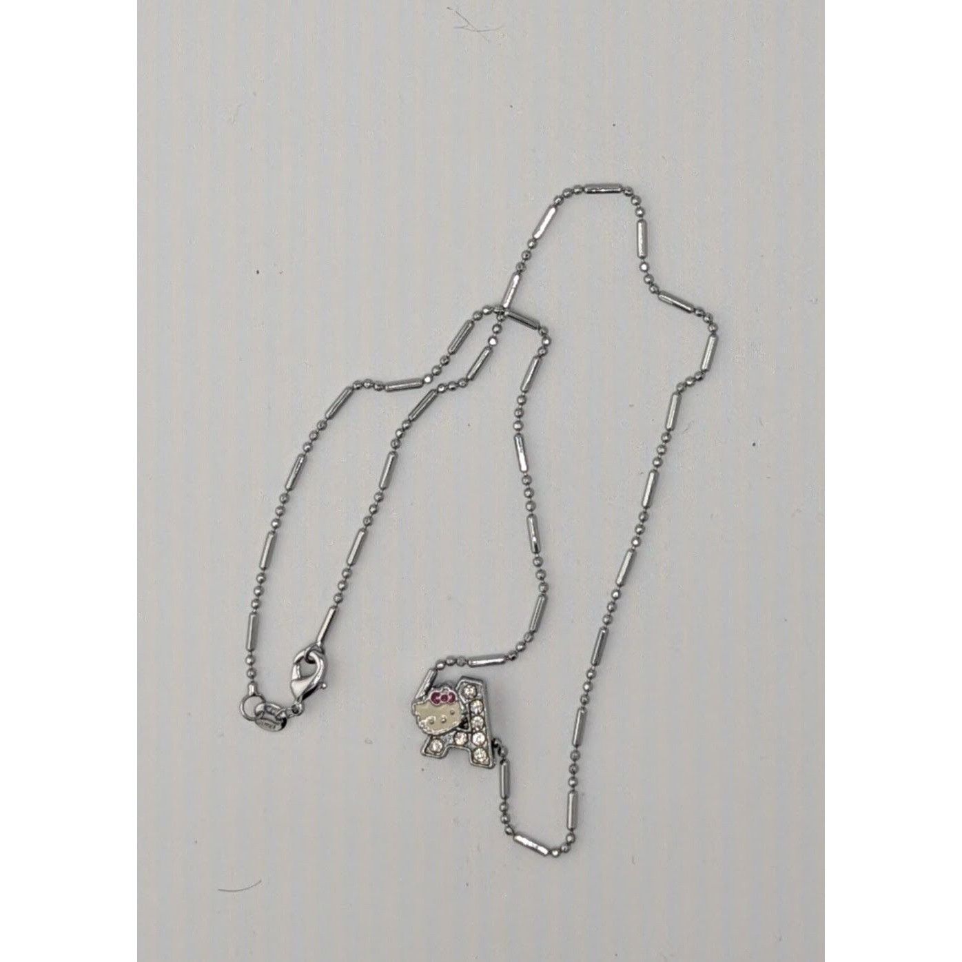 Other Hello Kitty Letter A Pendant Necklace 18KGP Chain 15" With R Size ONE SIZE - 4 Thumbnail
